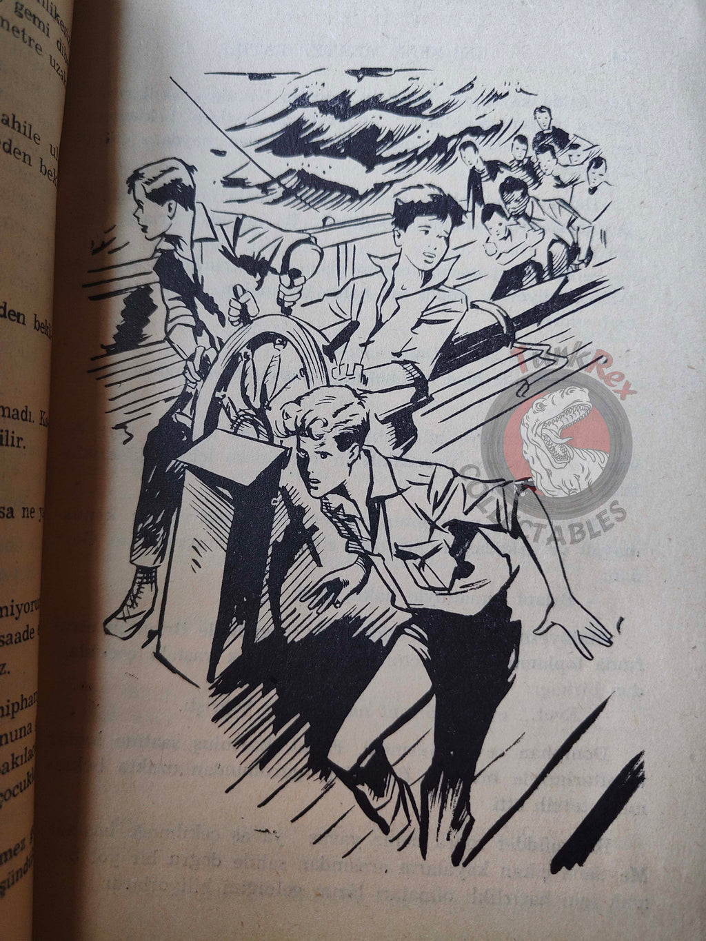 Jules Verne –  Two Years Vacation 1965 Turkish Book Turkey Illustrated