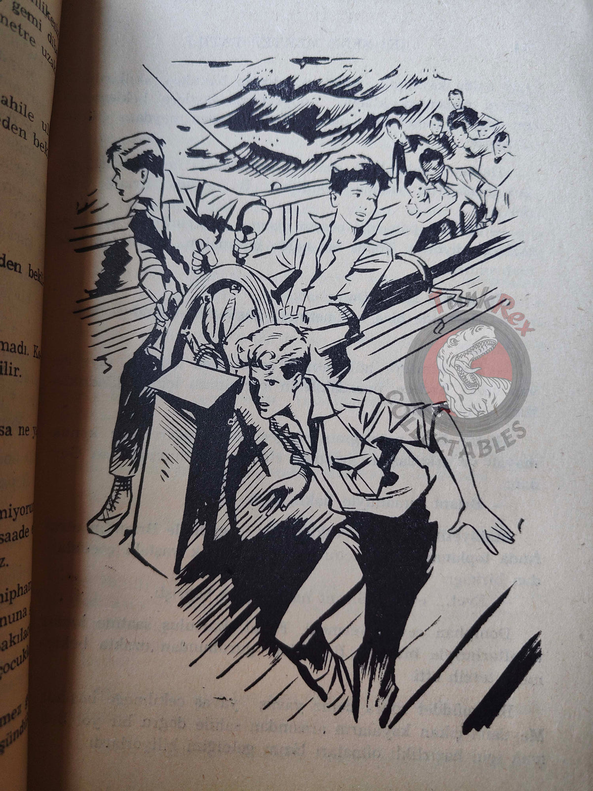 Jules Verne –  Two Years Vacation 1965 Turkish Book Turkey Illustrated