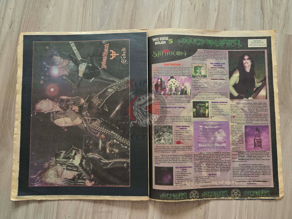 Şebek Fanzine 1998 Judas Priest Turkish Mag Turkey Savatage Bolt Thrower Black Sabbath Satyricon