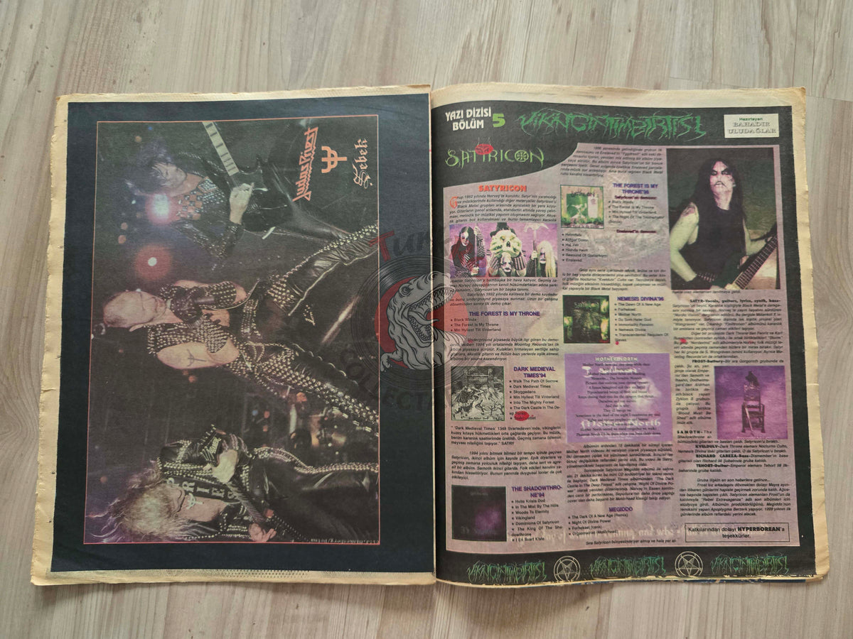 Şebek Fanzine 1998 Judas Priest Turkish Mag Turkey Savatage Bolt Thrower Black Sabbath Satyricon