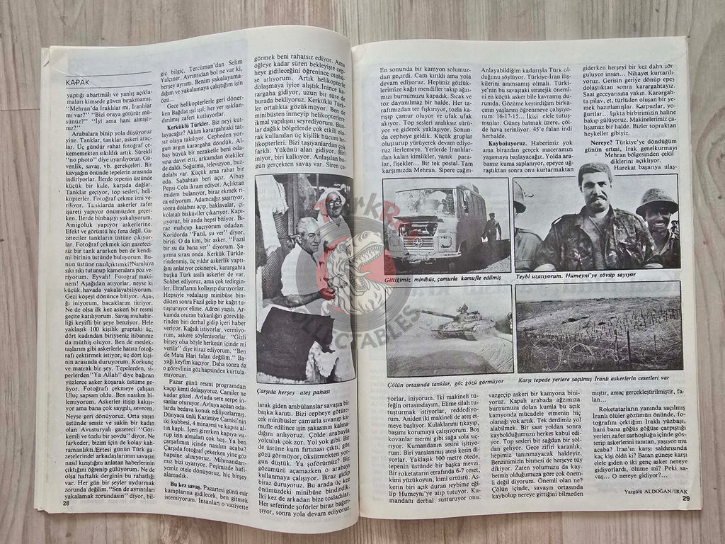 Nokta 1983 Iran–Iraq War Turkish Magazine Turkey Saddam Hussein Ayatollah Khomeini Guatemala