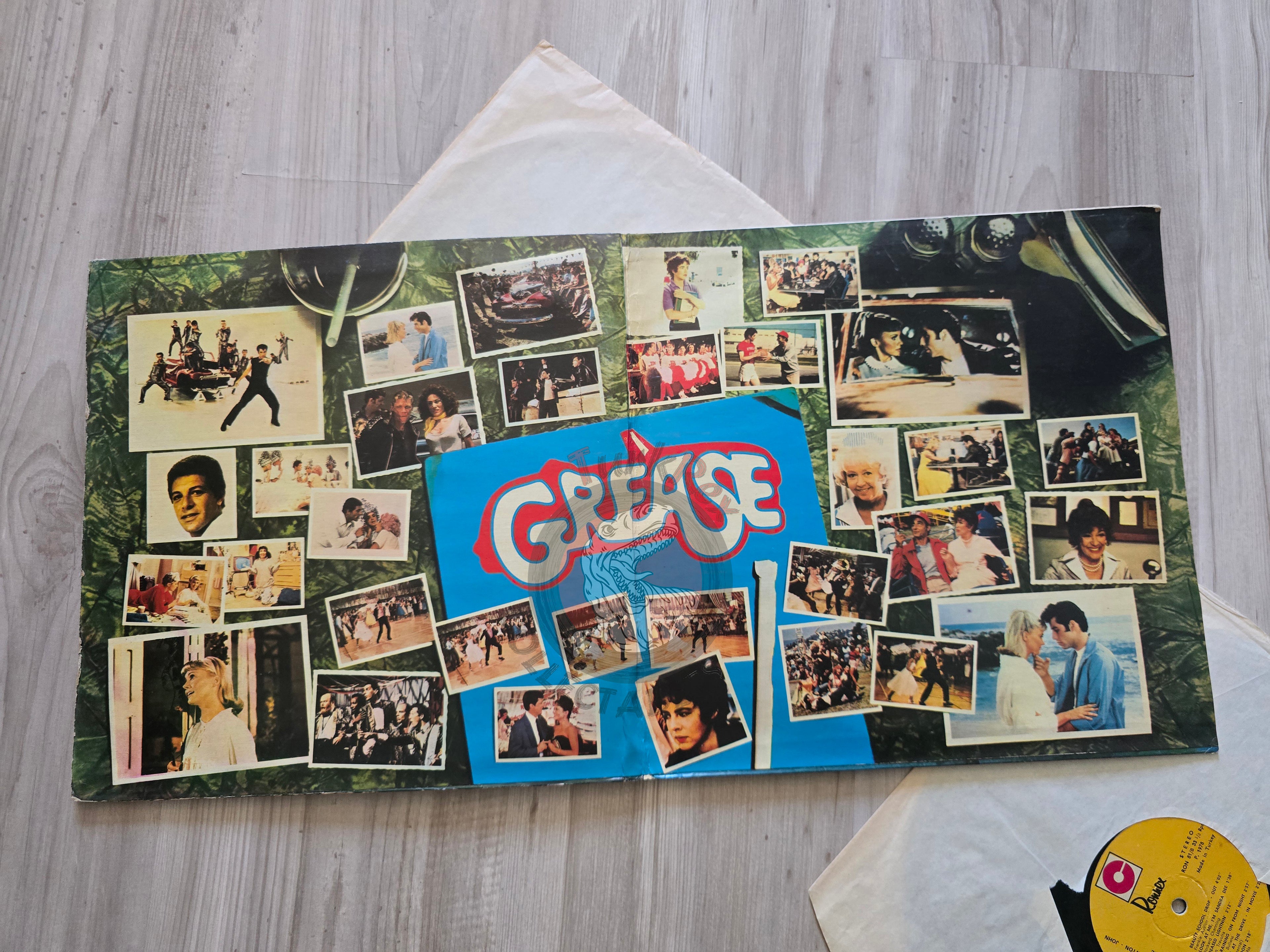 Grease (The Original Soundtrack From The Motion Picture) Turkish Pressing Vinyl Turkey Edition 2