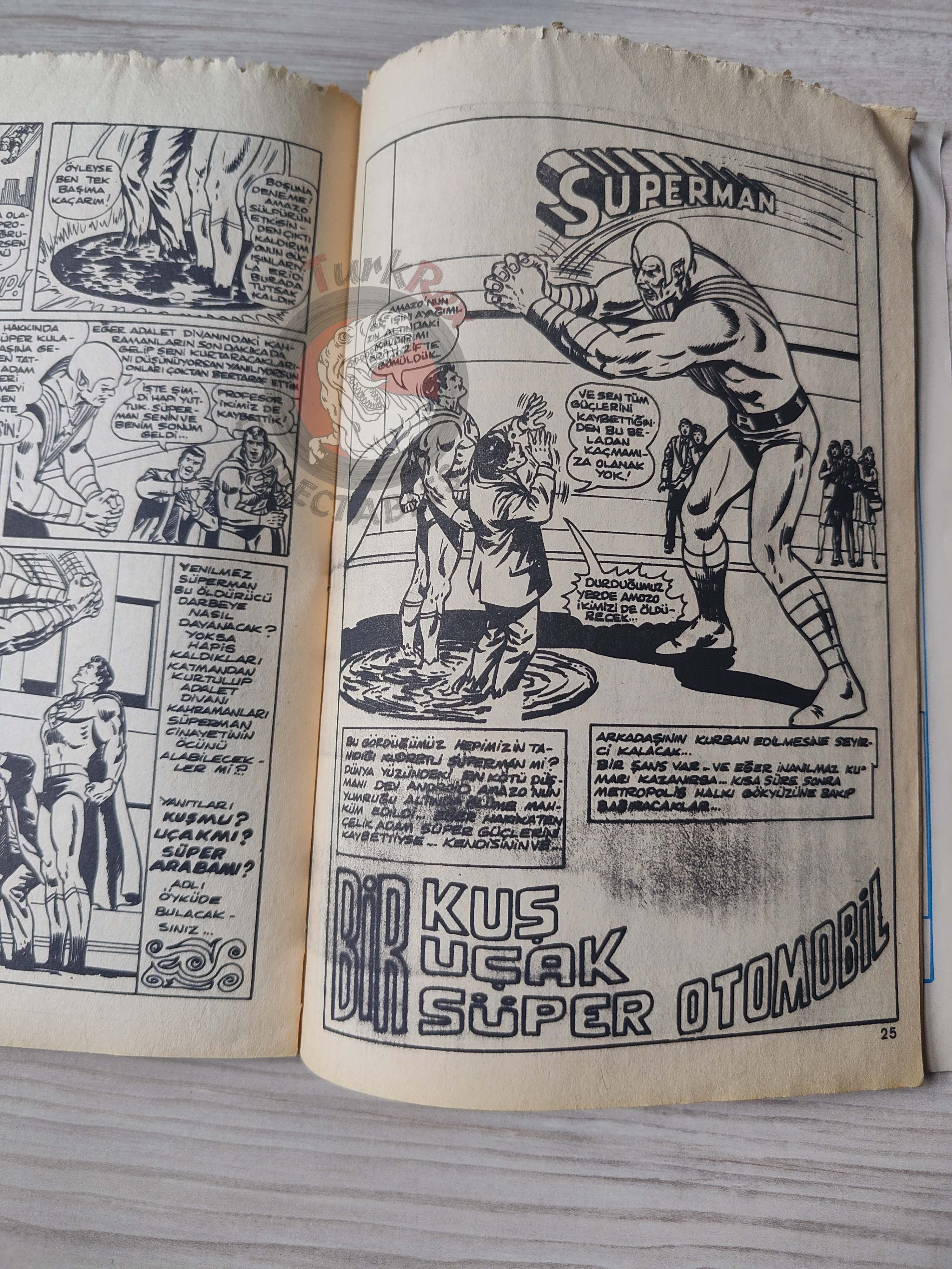 Superman #28 1980 Turkish Comic Turkey #347 Action Comics  #480 #481
