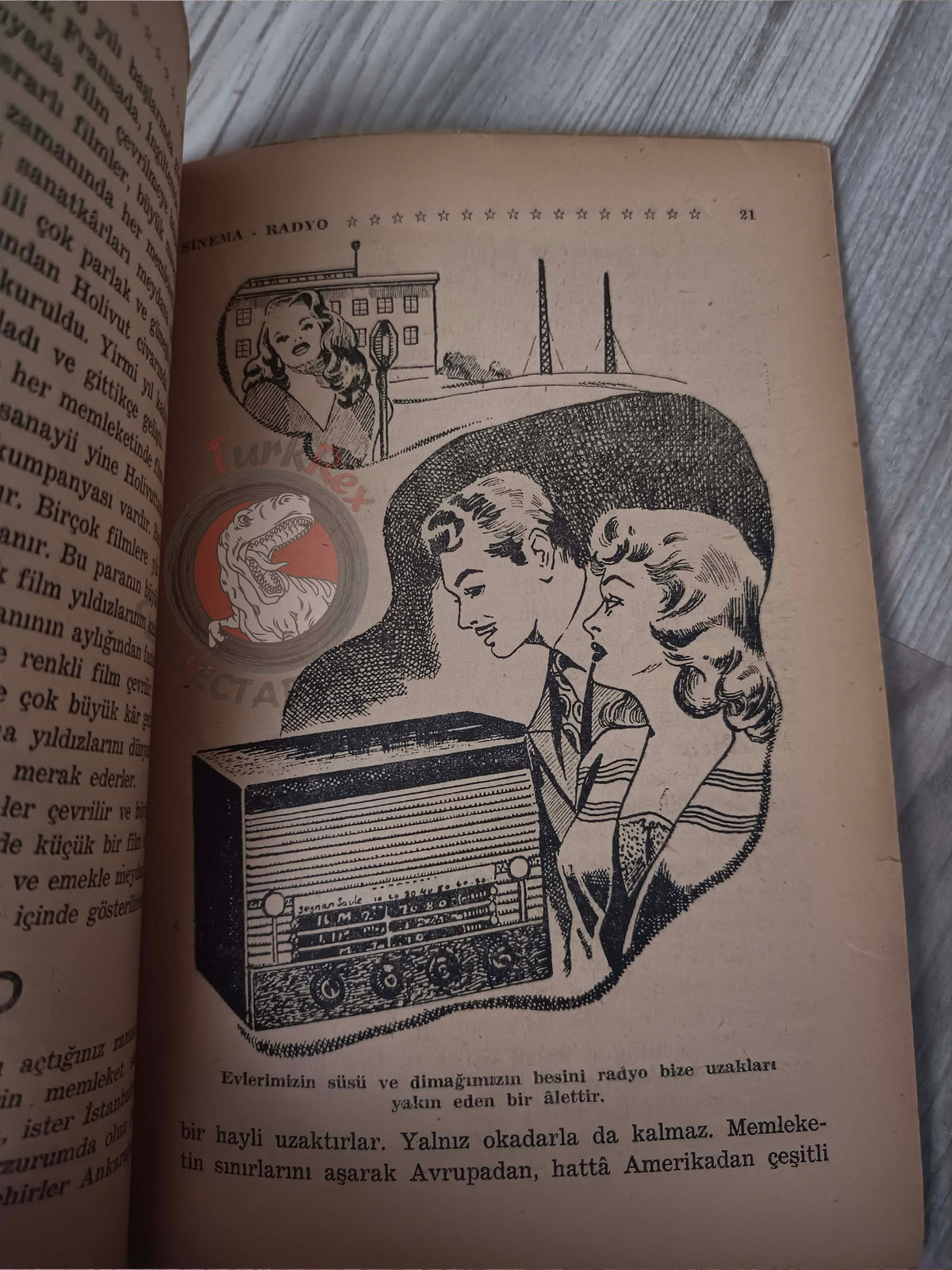 Basic Information for Primary School – Cinema, Radio, Television 1949 Turkish Book Turkey Illustrated