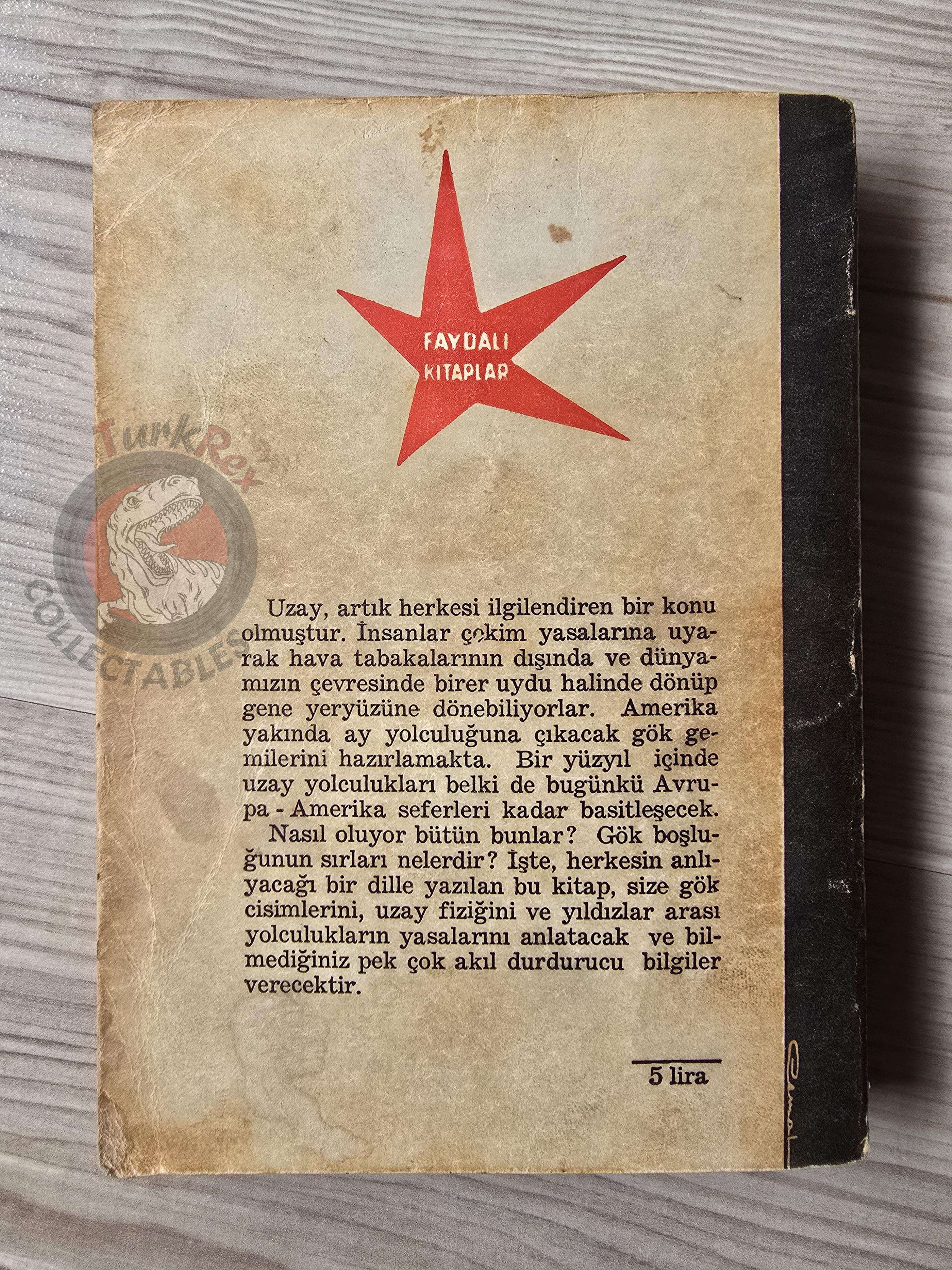 William J. Weiser – The Space Guidebook 1964 1st Turkish Book Turkey