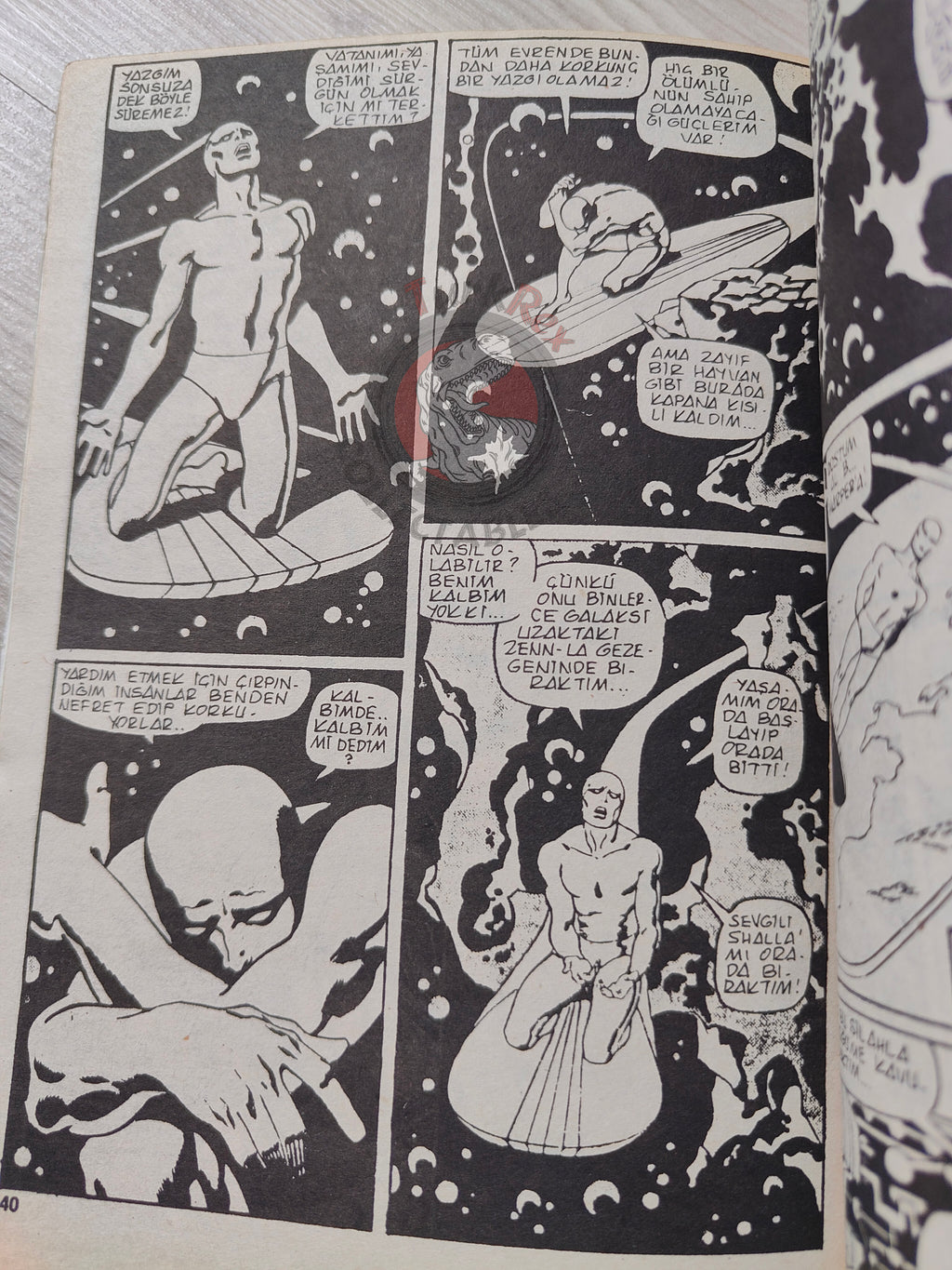 Silver Surfer #4 1987 Turkish Comic Turkey #5 #6 Fantasy Masterpieces #5
