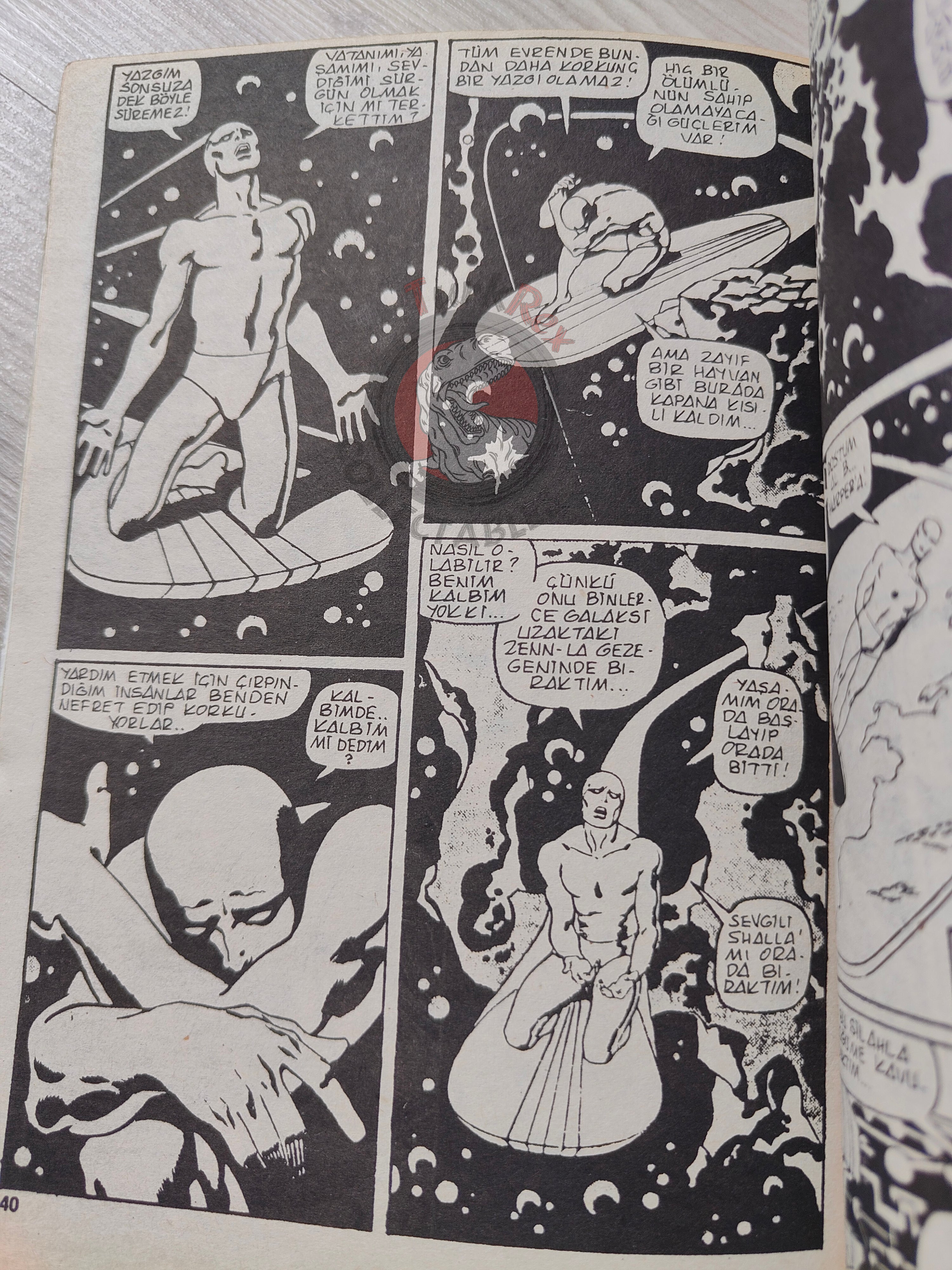 Silver Surfer #4 1987 Turkish Comic Turkey #5 #6 Fantasy Masterpieces #5