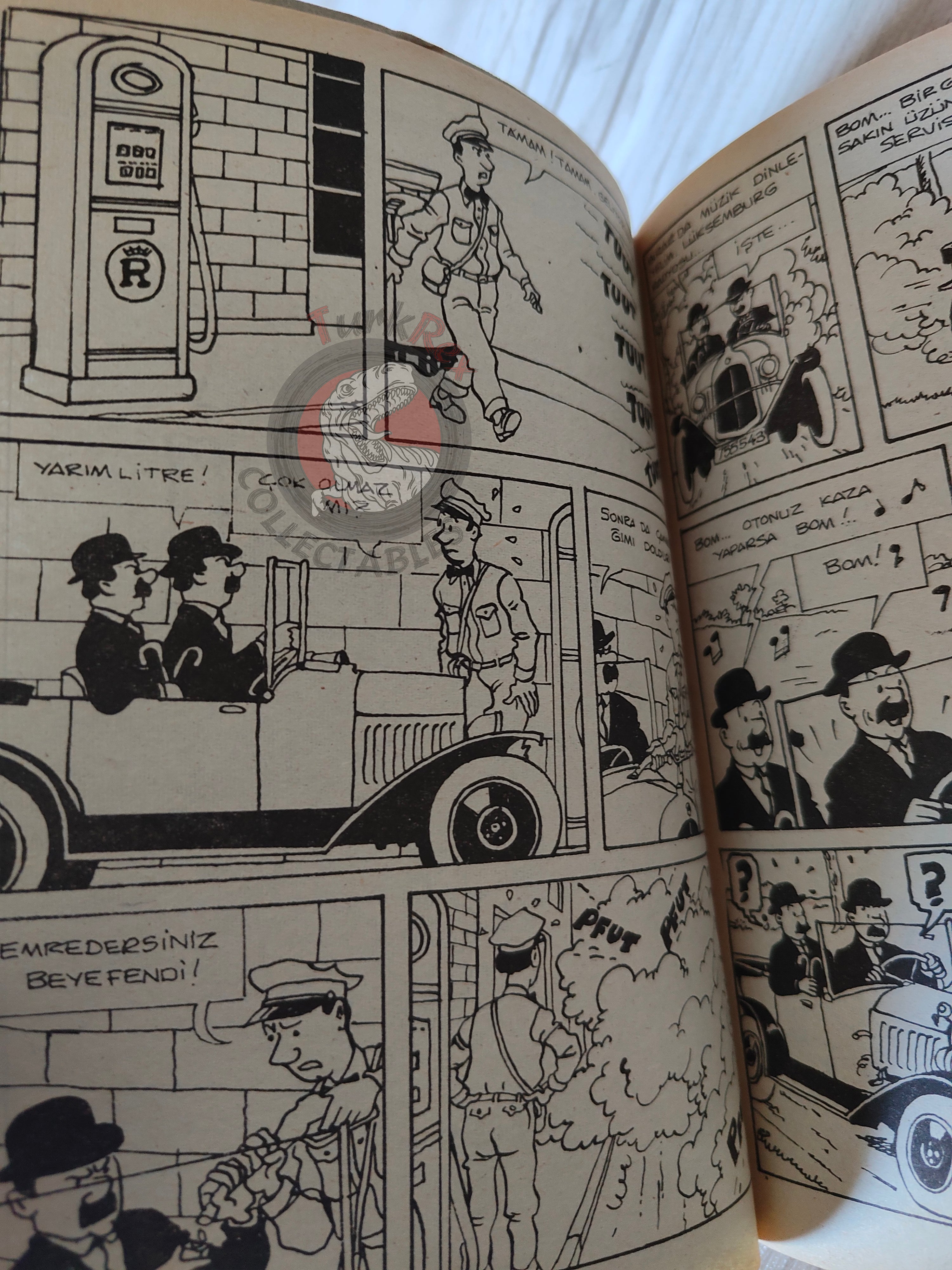 Tintin – Land of Black Gold mid 1980s Turkish Edition Comic Turkey 2