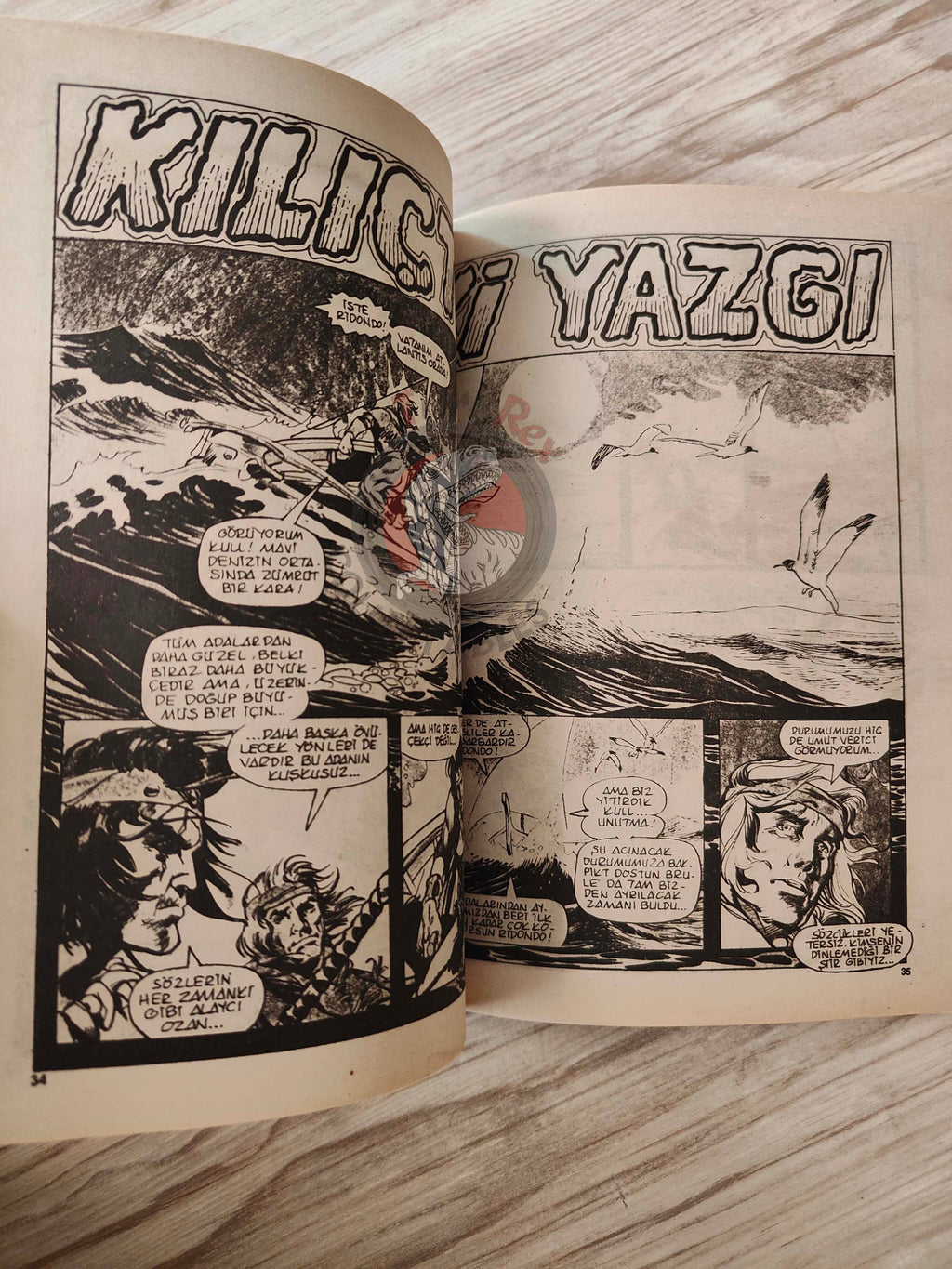 Kull the Conqueror #1 1988 Turkish Comic Turkey #9 SSOC #3
