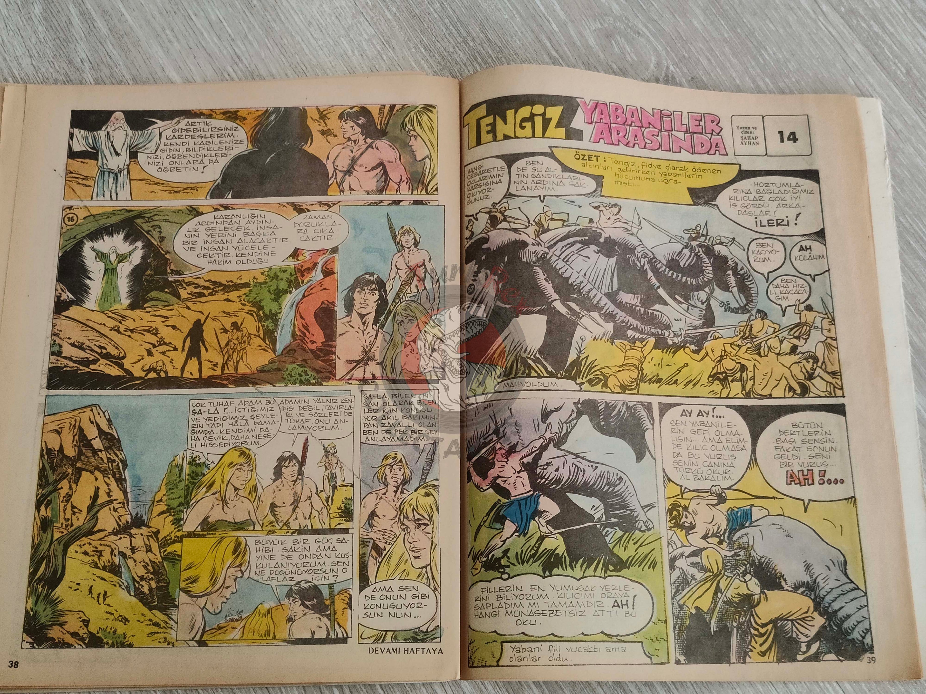 Tercüman Çocuk #44 1982 Turkish Comic Turkey Superman Star Wars #29 The Flintstones Tounga Cubitus