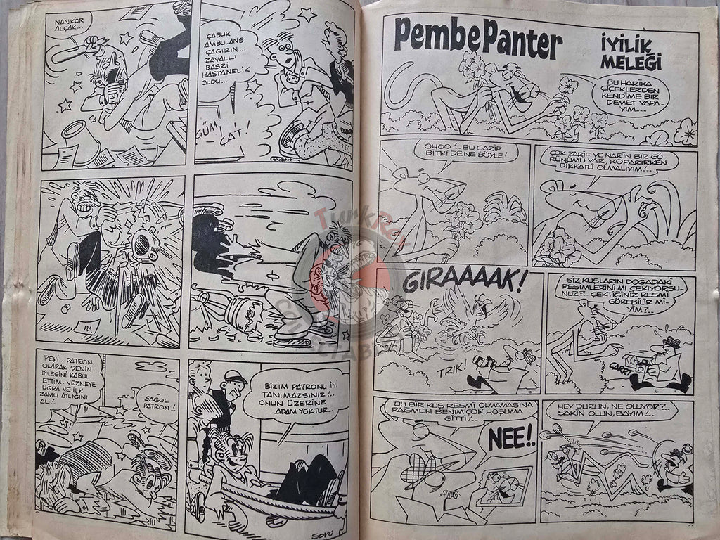 TV Heroes #22 The Jetsons Pink Panther Blondie Turkish Comic Turkey Vicky the Viking