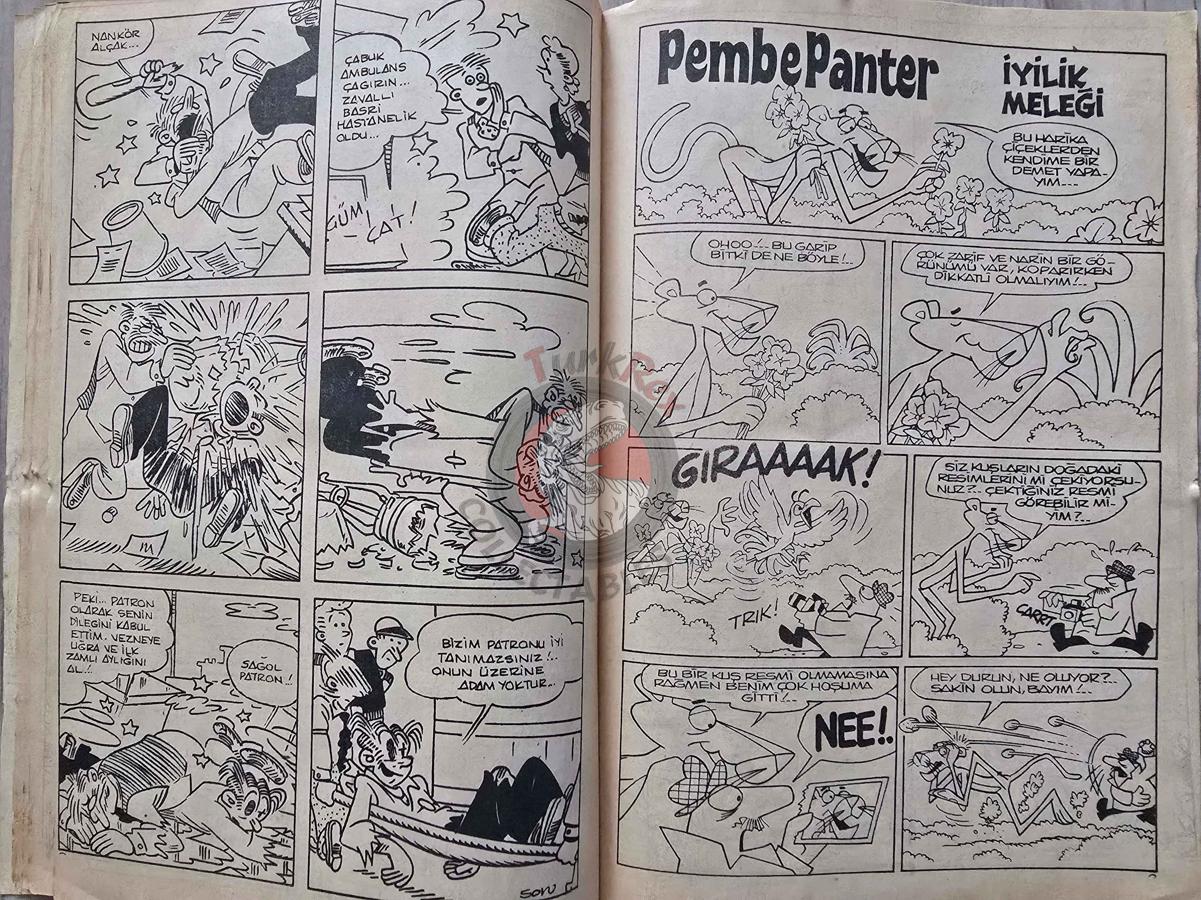 TV Heroes #22 The Jetsons Pink Panther Blondie Turkish Comic Turkey Vicky the Viking