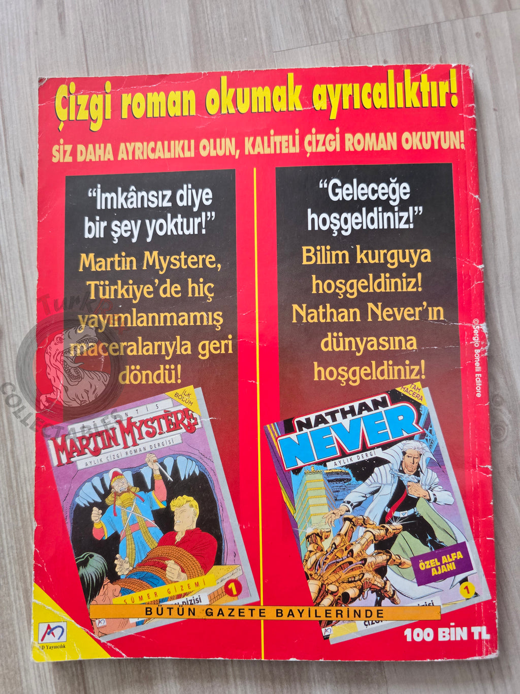 Dylan Dog #2 1996 Turkish Comic Turkey #4 Il fantasma di Anna Never
