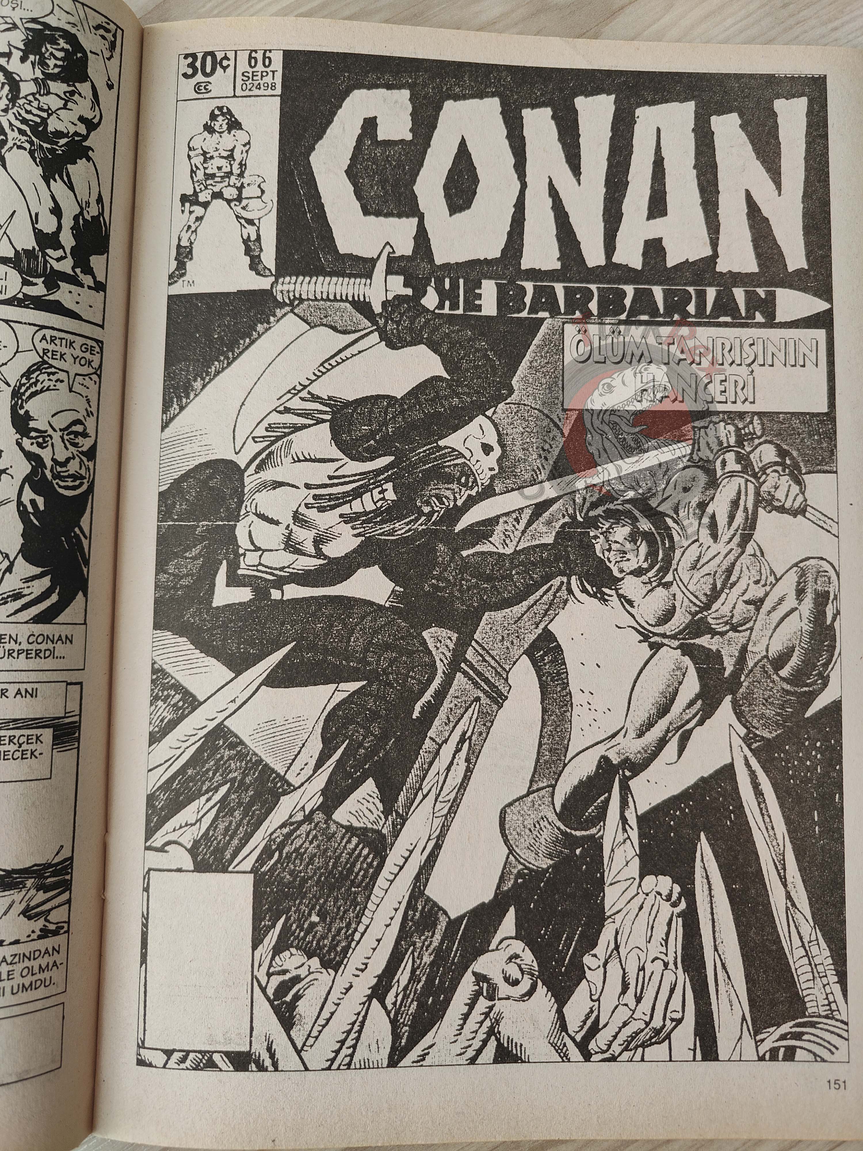 Conan The Barbarian #3 2001 Turkish Comic Turkey #65 #66 #67 #68
