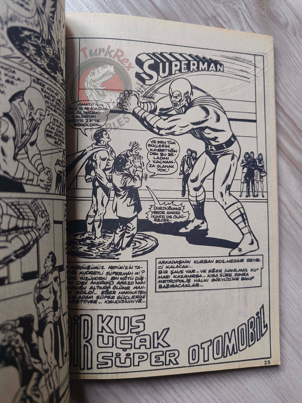 Superman Vol #10 1980s Turkish Comic Turkey #343 Action Comics #480 #481 #482 #483 #502