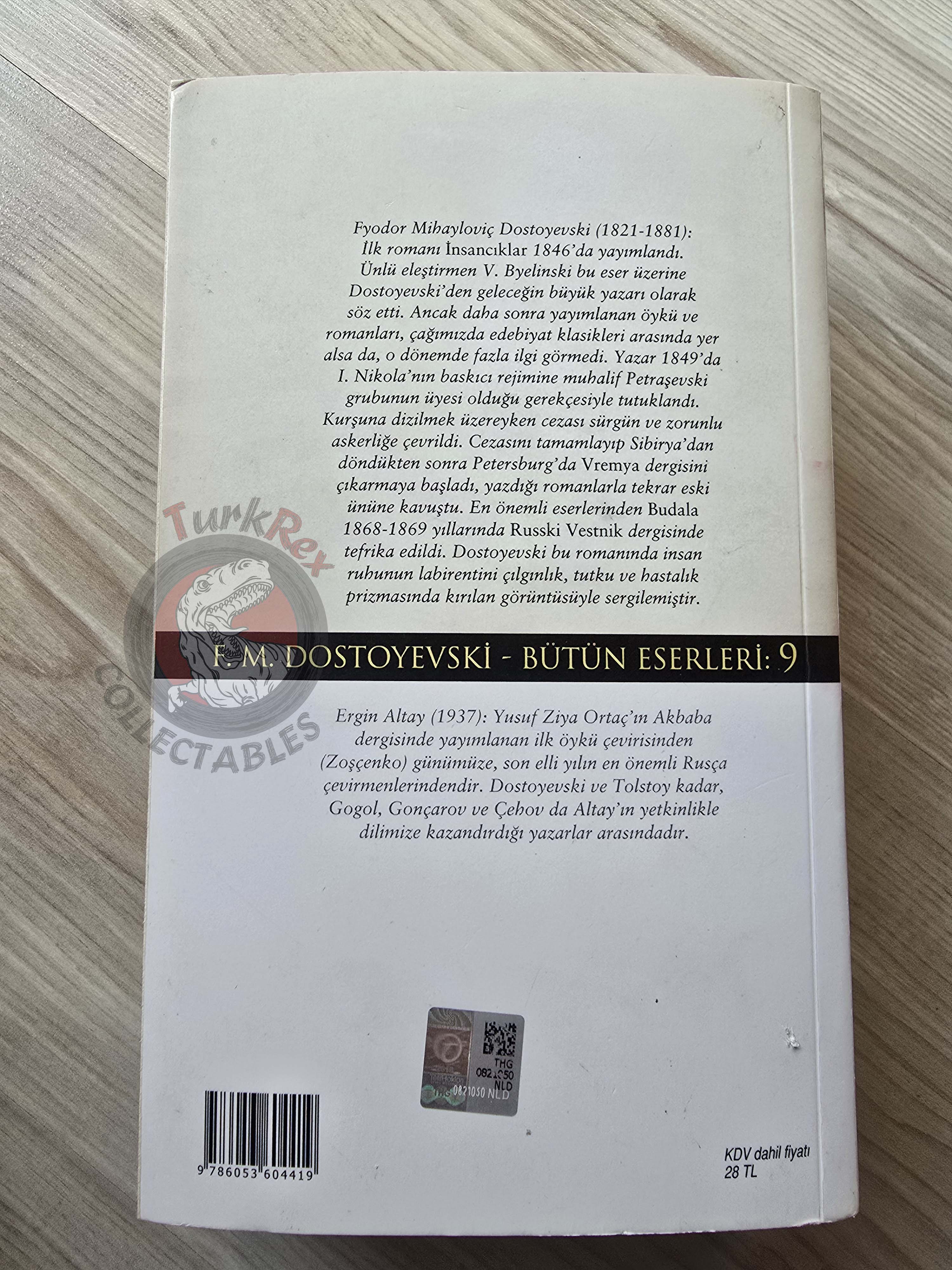 Fyodor Dostoyevsky – The Idiot 2019 Turkish Book Turkey