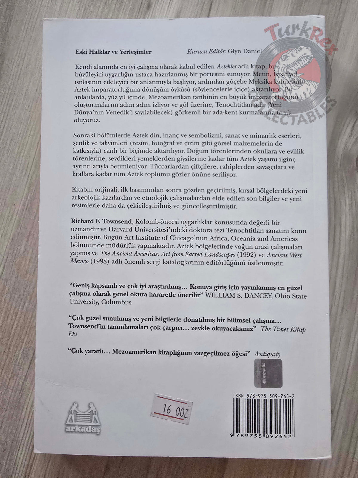 Richard F. Townsend – The Aztecs 2007 Turkish Book Turkey