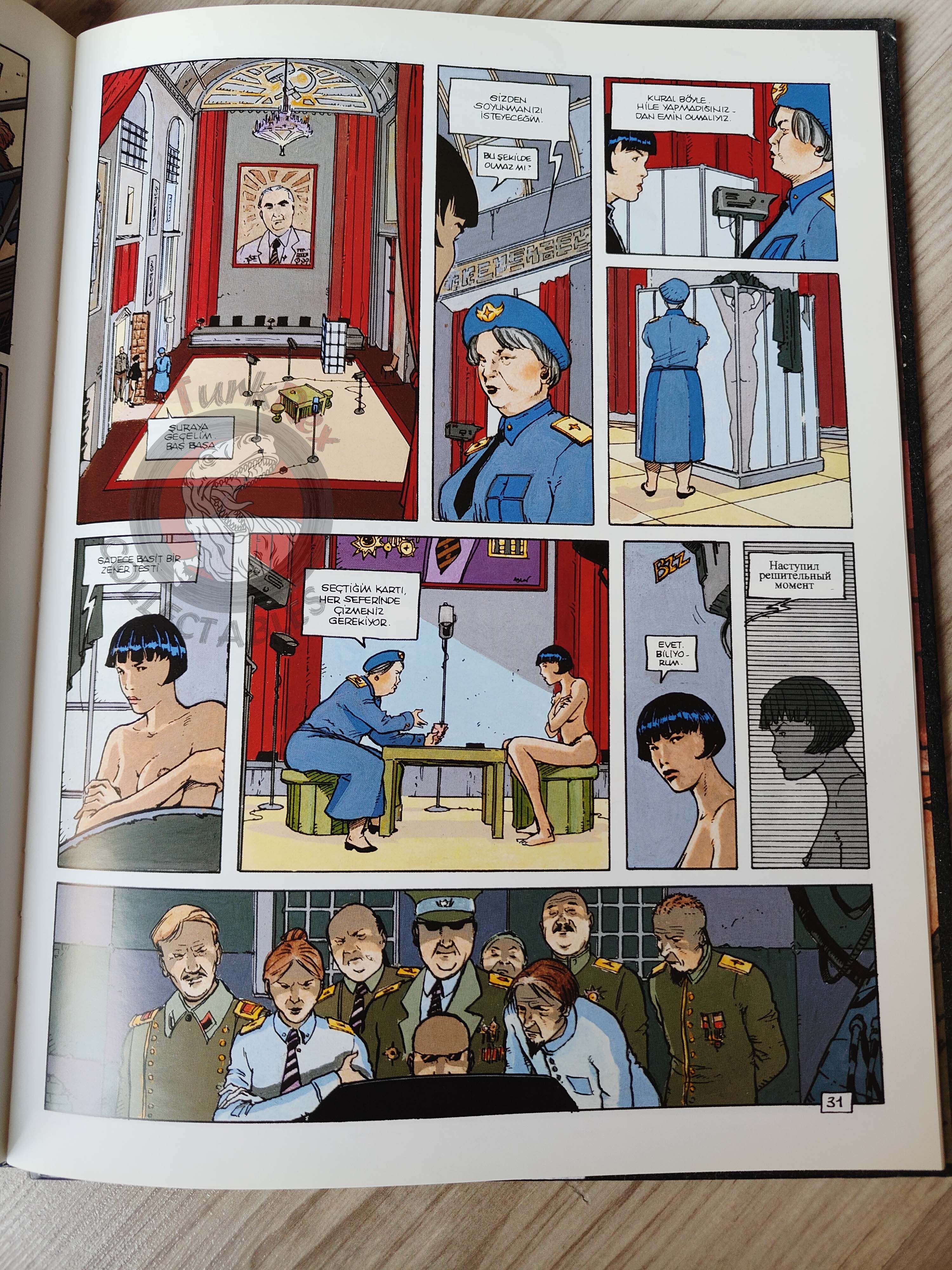 La malédiction de Zener Vol #1 Sibylle HC Turkish Comic Turkey Jean-Christophe Grangé
