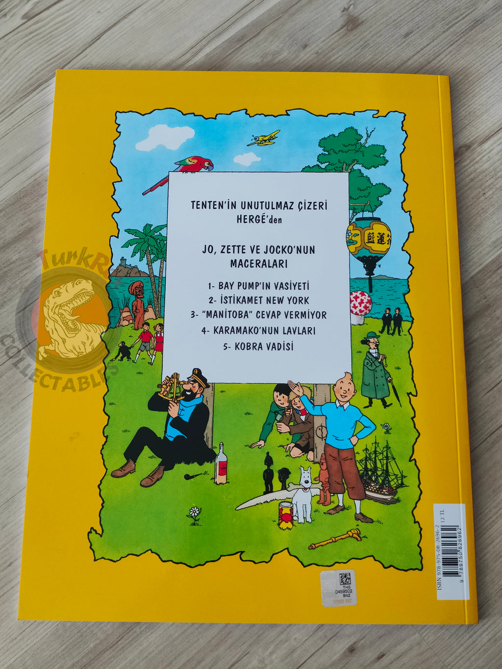 Jo, Zette and Jocko – The Valley of the Cobras Turkish Comic Turkey Herge