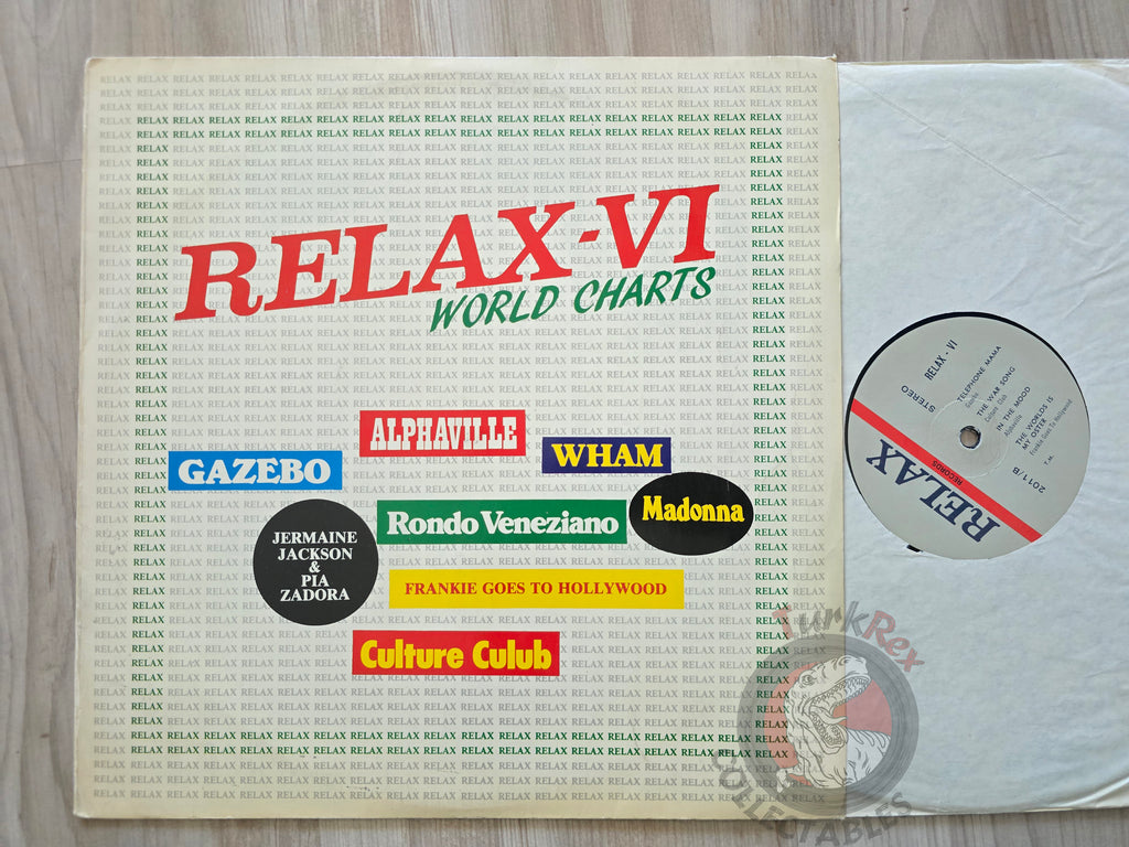 Various – Relax VI Turkish Pressing Vinyl Turkey Edition Madonna