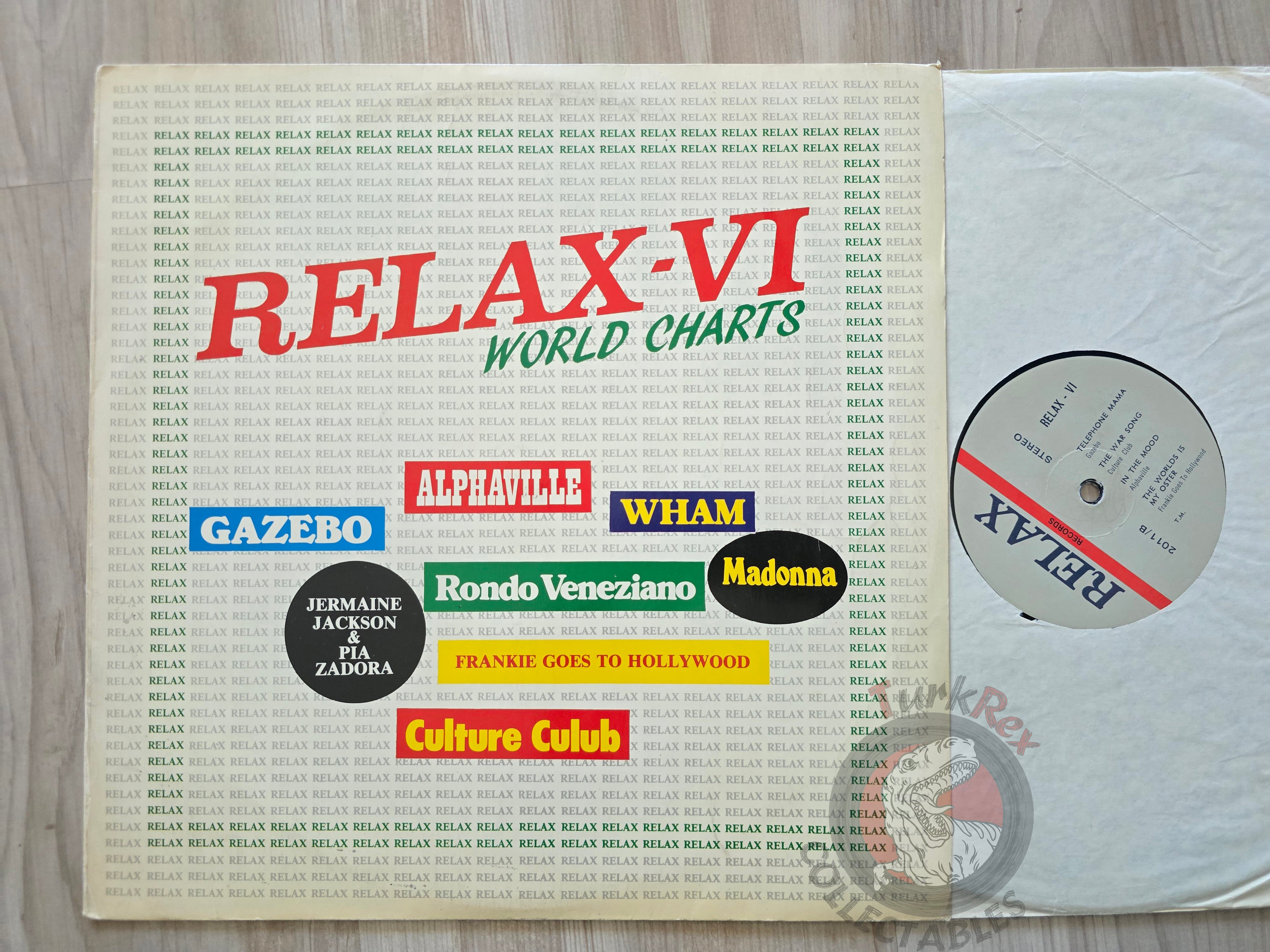 Various – Relax VI Turkish Pressing Vinyl Turkey Edition Madonna
