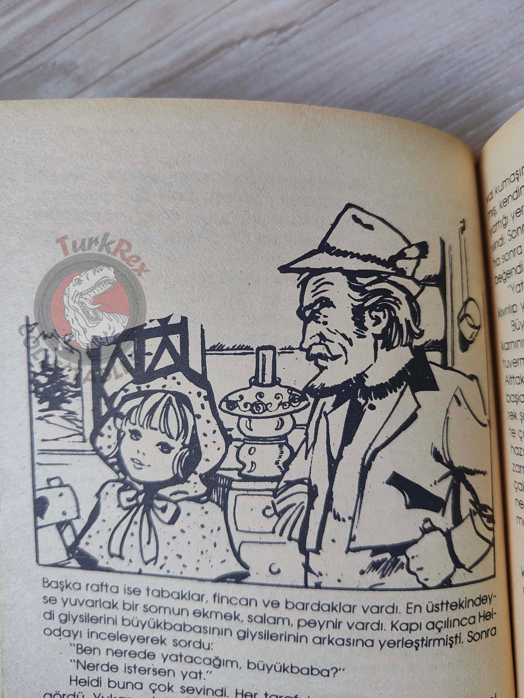 Johanna Spyri – Heidi 1980s Turkish Book Turkey Illustrated