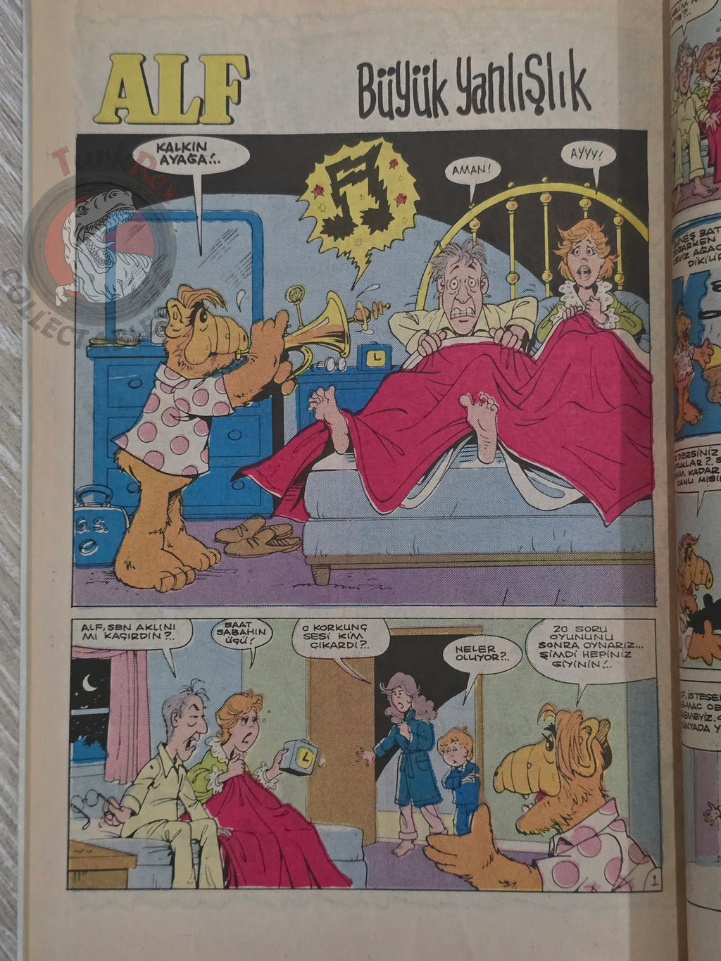 ALF #6 90s Turkish Comic Turkey Marvel Cover #10