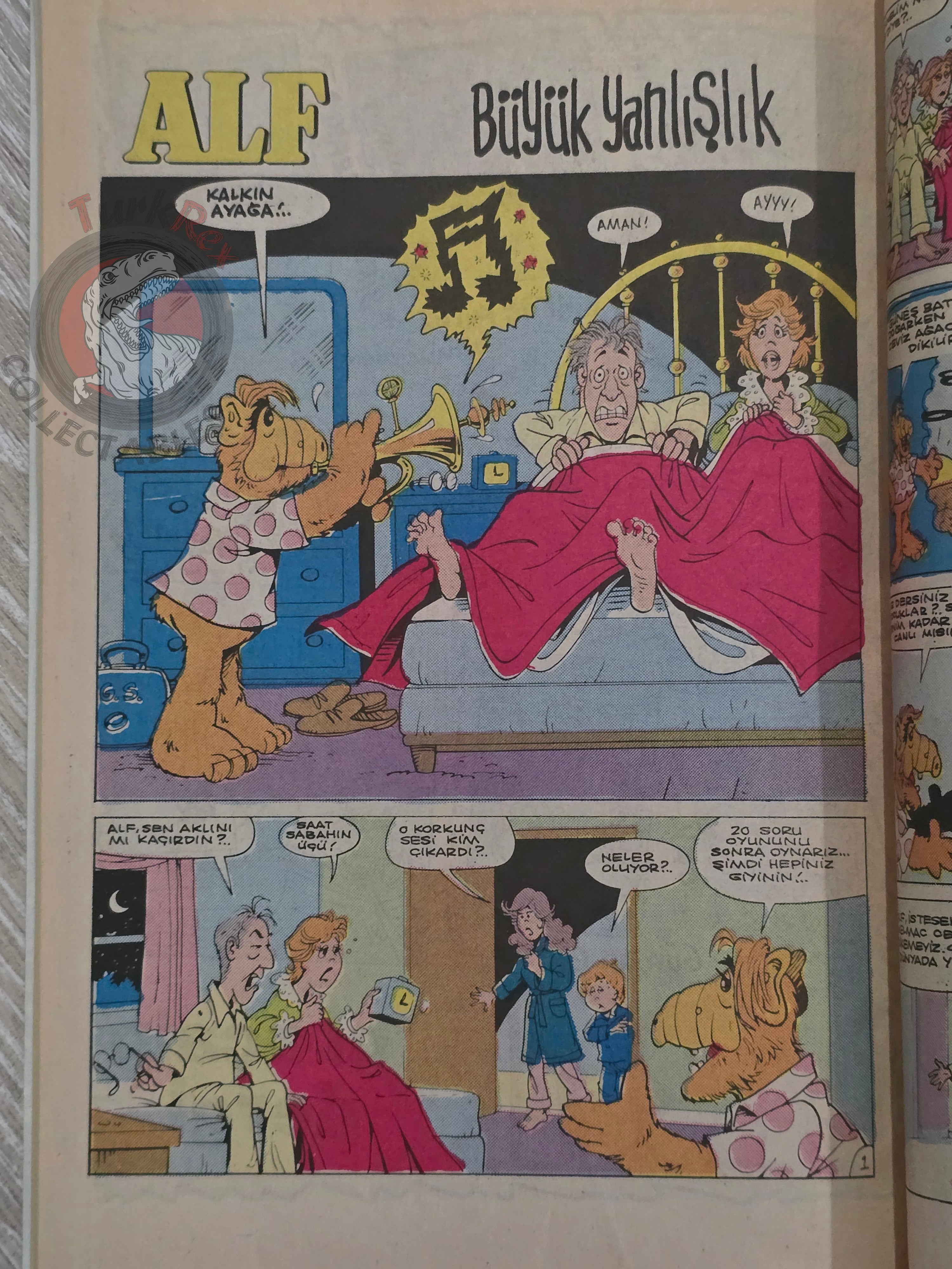 ALF #6 90s Turkish Comic Turkey Marvel Cover #10
