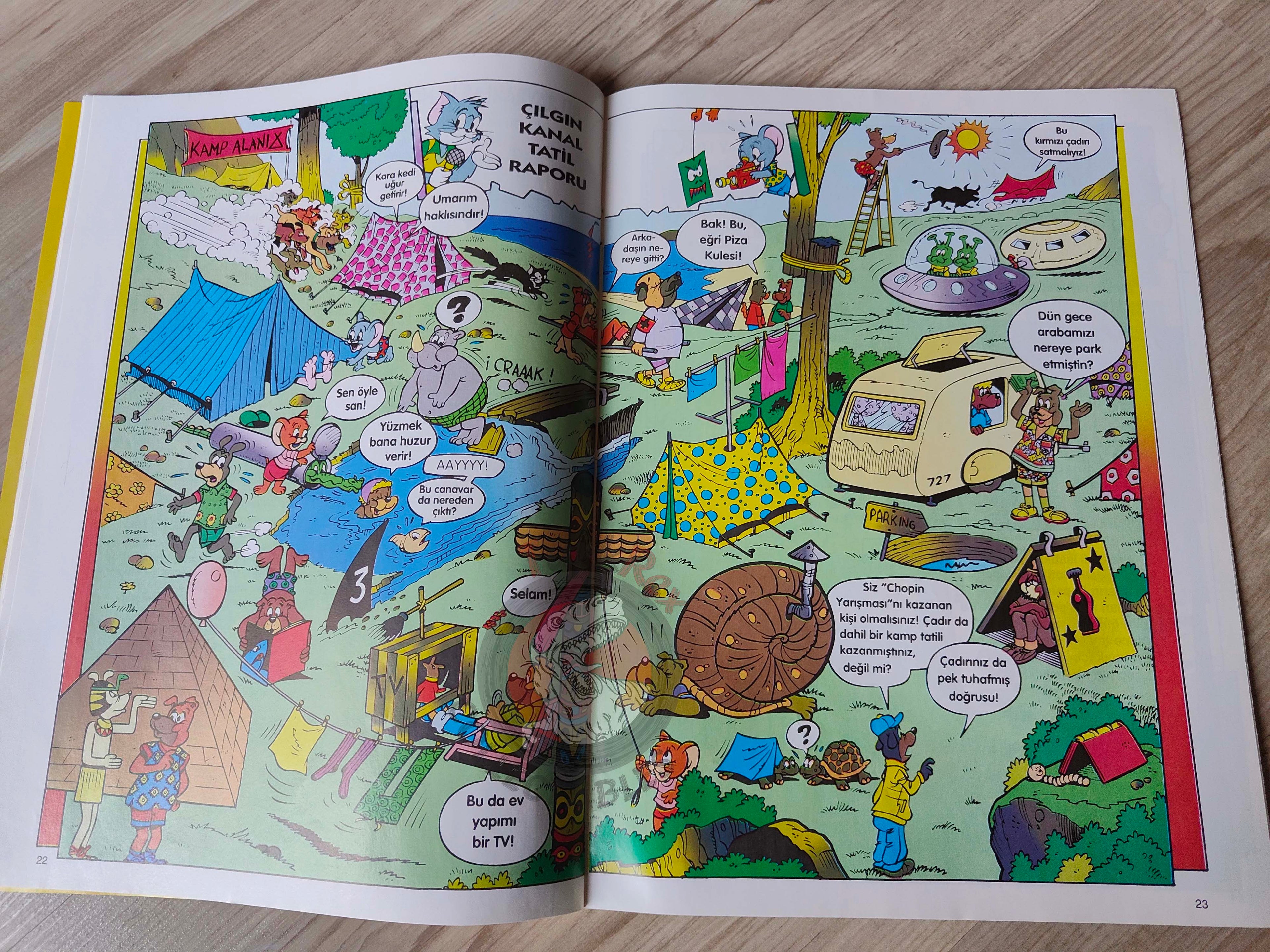 Tom & Jerry Magazine #8 1997 Turkish Comic Turkey Spike and Tyke