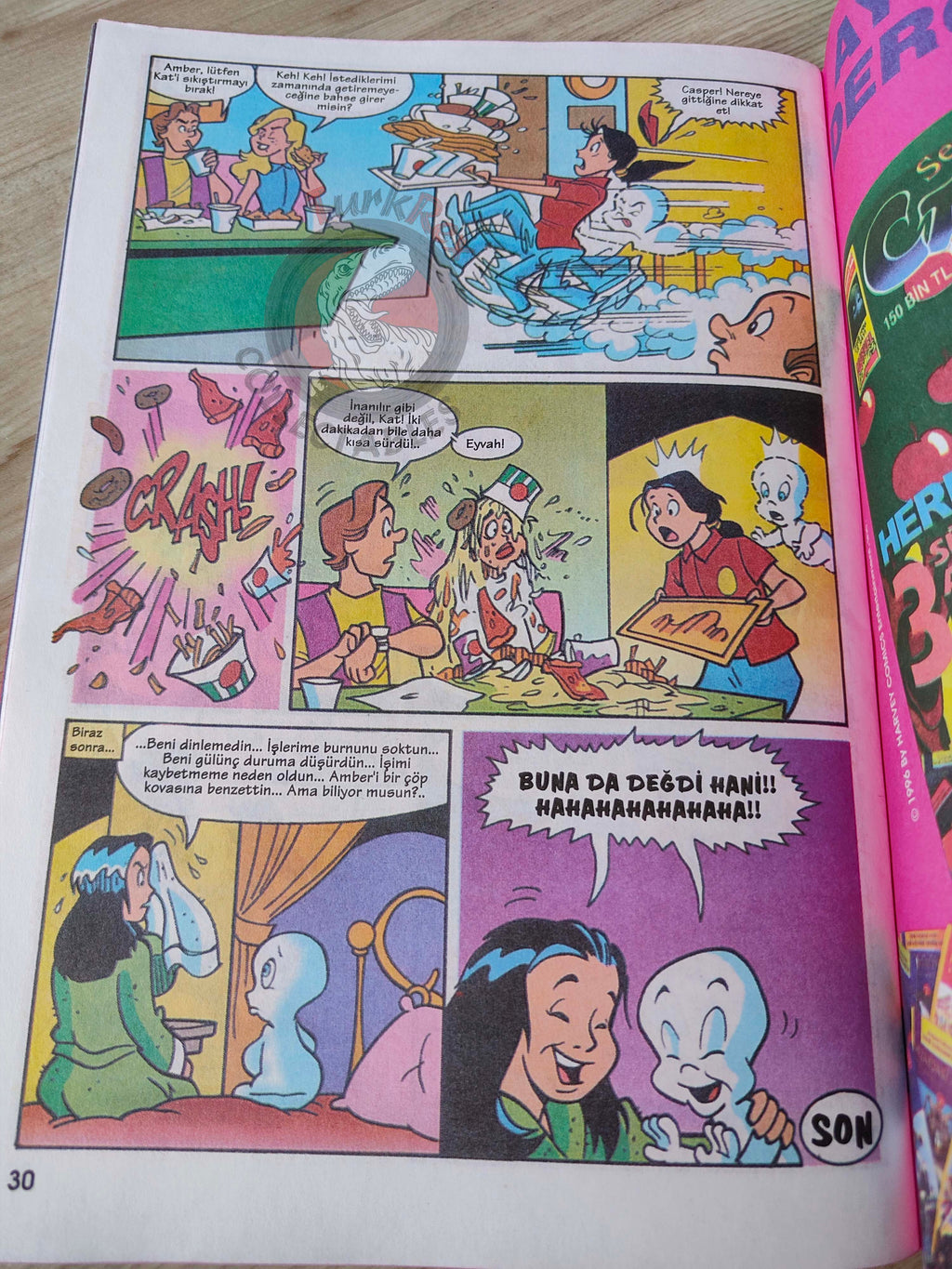 Casper the Friendly Ghost – Issue #3 1996 Turkish Comic Turkey