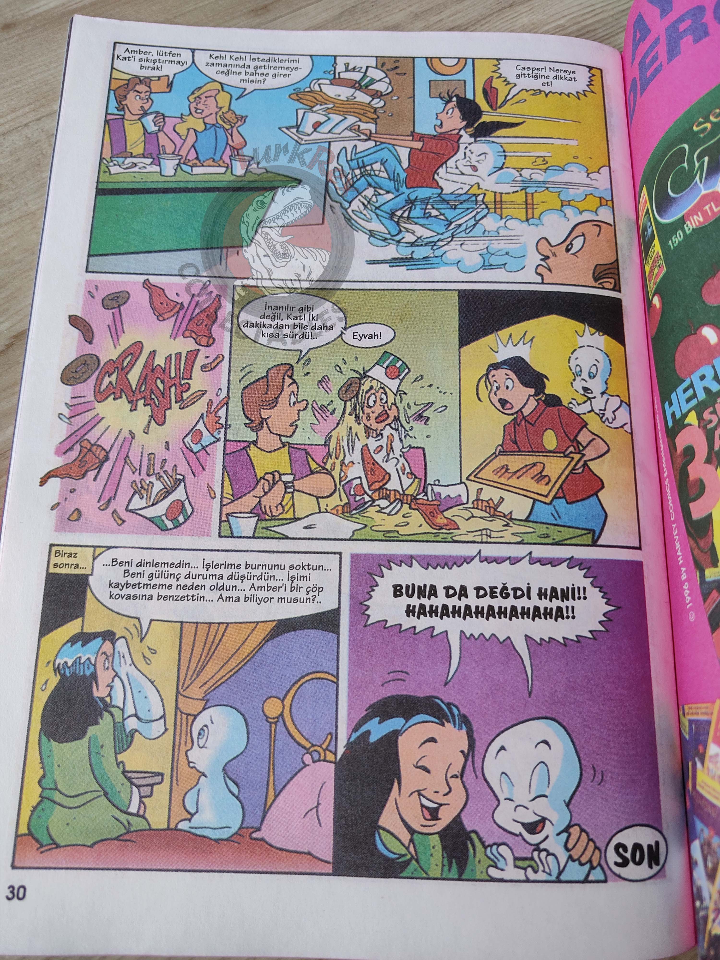 Casper the Friendly Ghost – Issue #3 1996 Turkish Comic Turkey