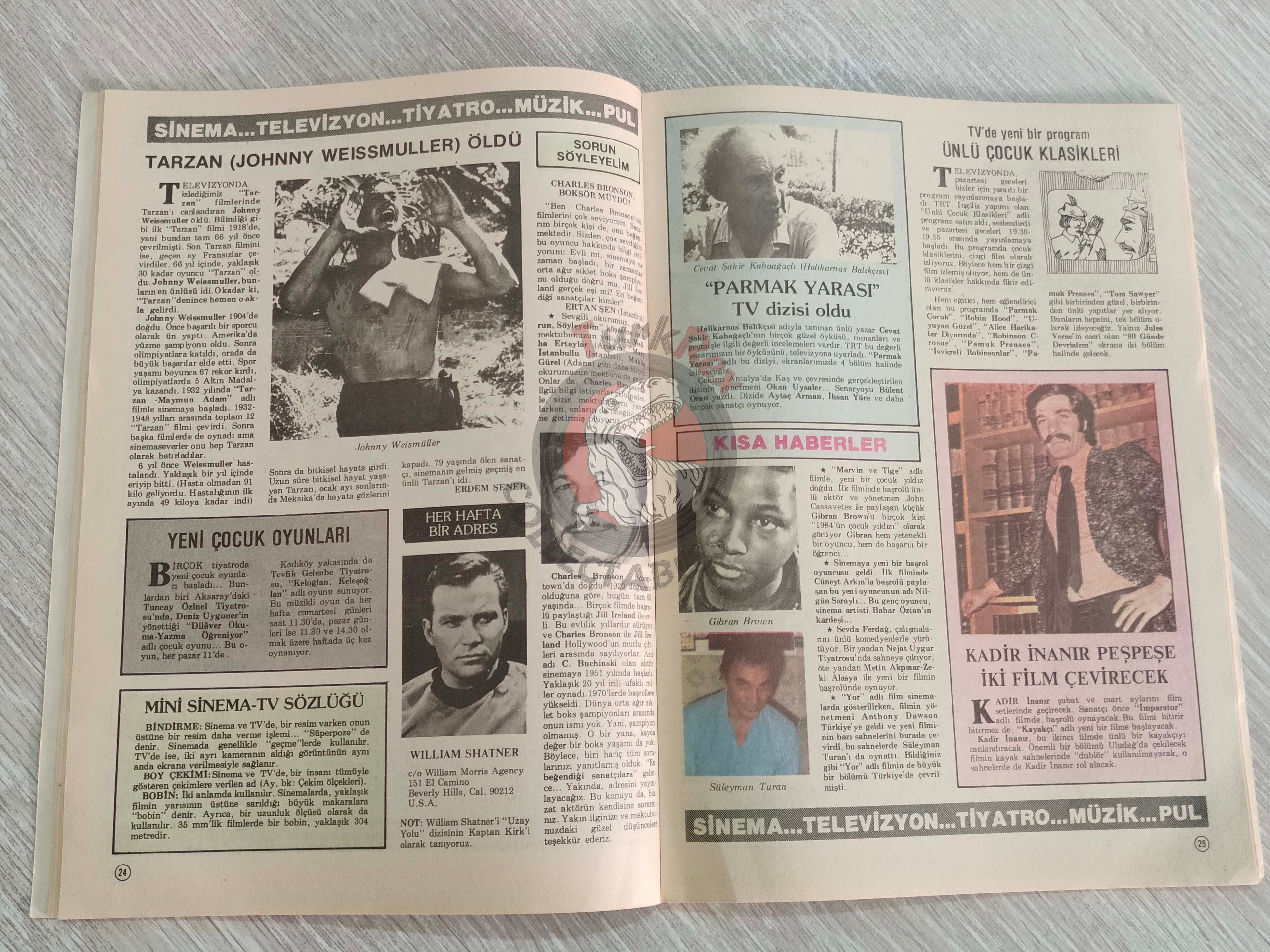 Milliyet Çocuk #7 1984 Turkish Comic Turkey Alice In Wonderland l'étalon noir Bob Morane Massagran