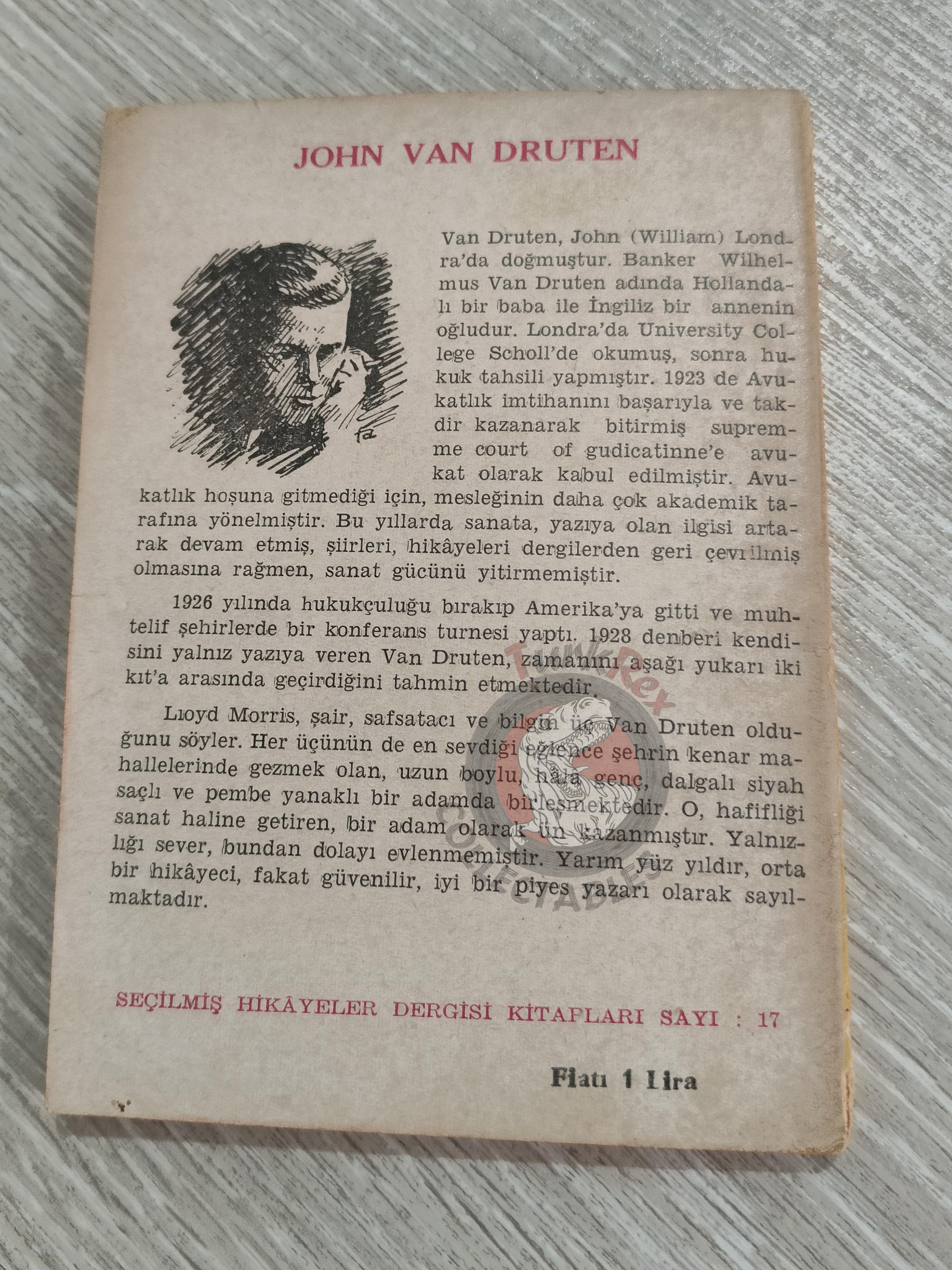 John Van Druten – I Remember Mama 1955 1st Turkish Book Turkey