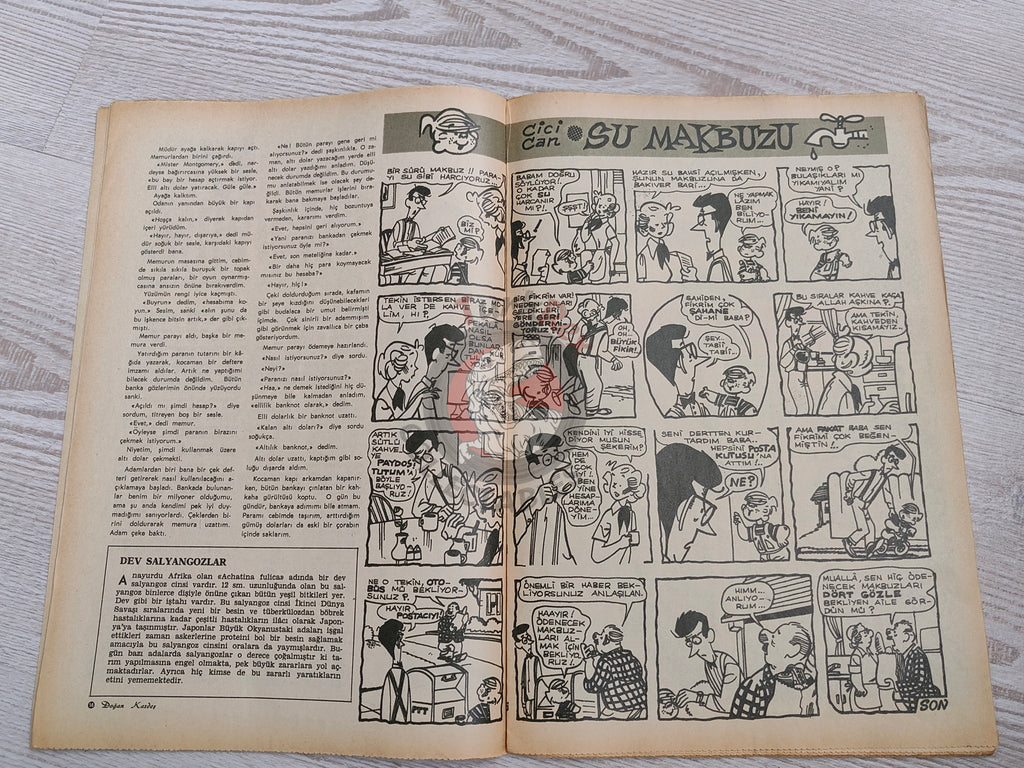 Doğan Kardeş 1969 Magazine #11 Turkish Comic Turkey Zero X, Captain Scarlet, Dennis the Menace