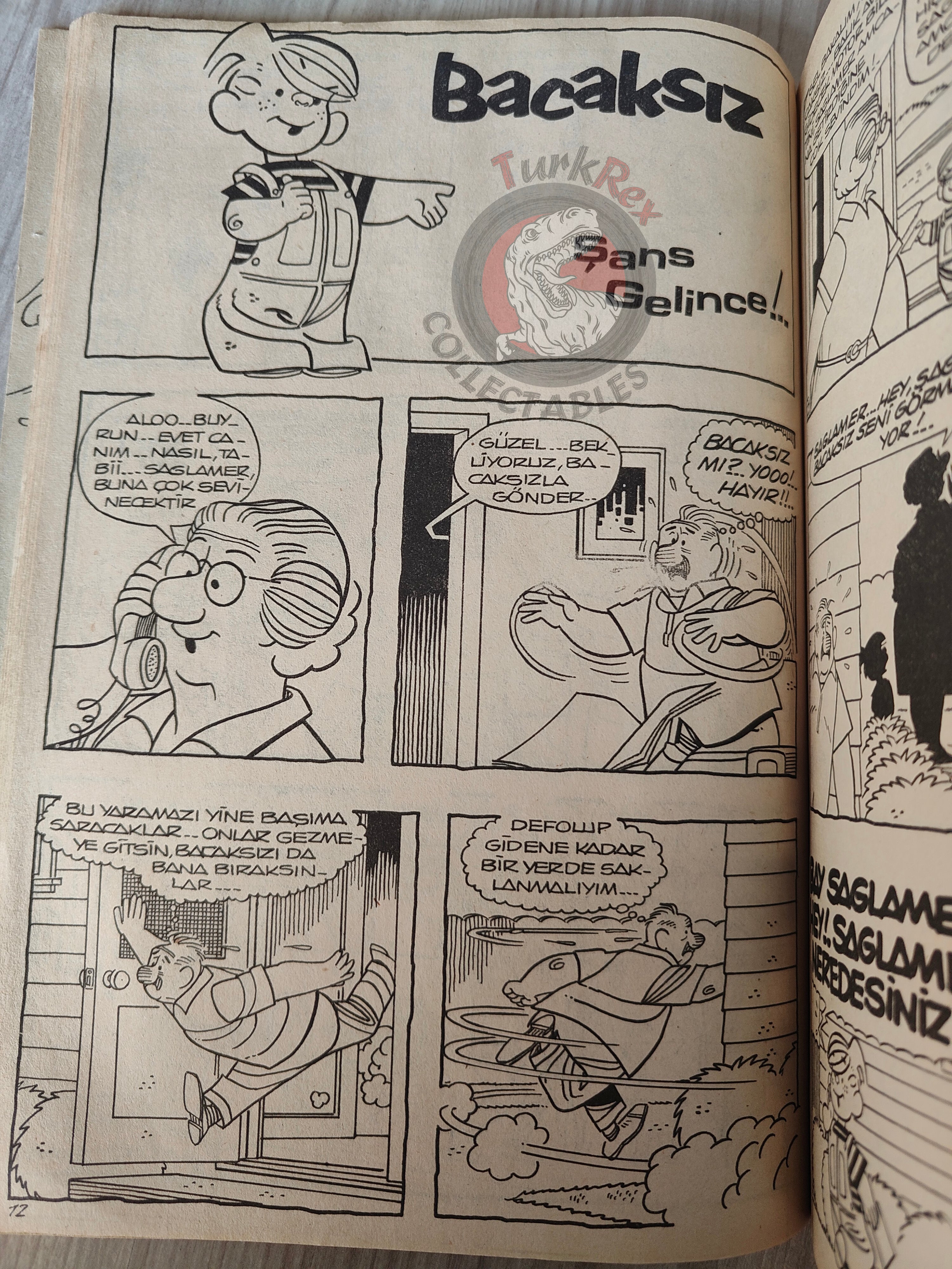 Dennis the Menace –  Altın Seri #5 80s Turkish Comic Turkey