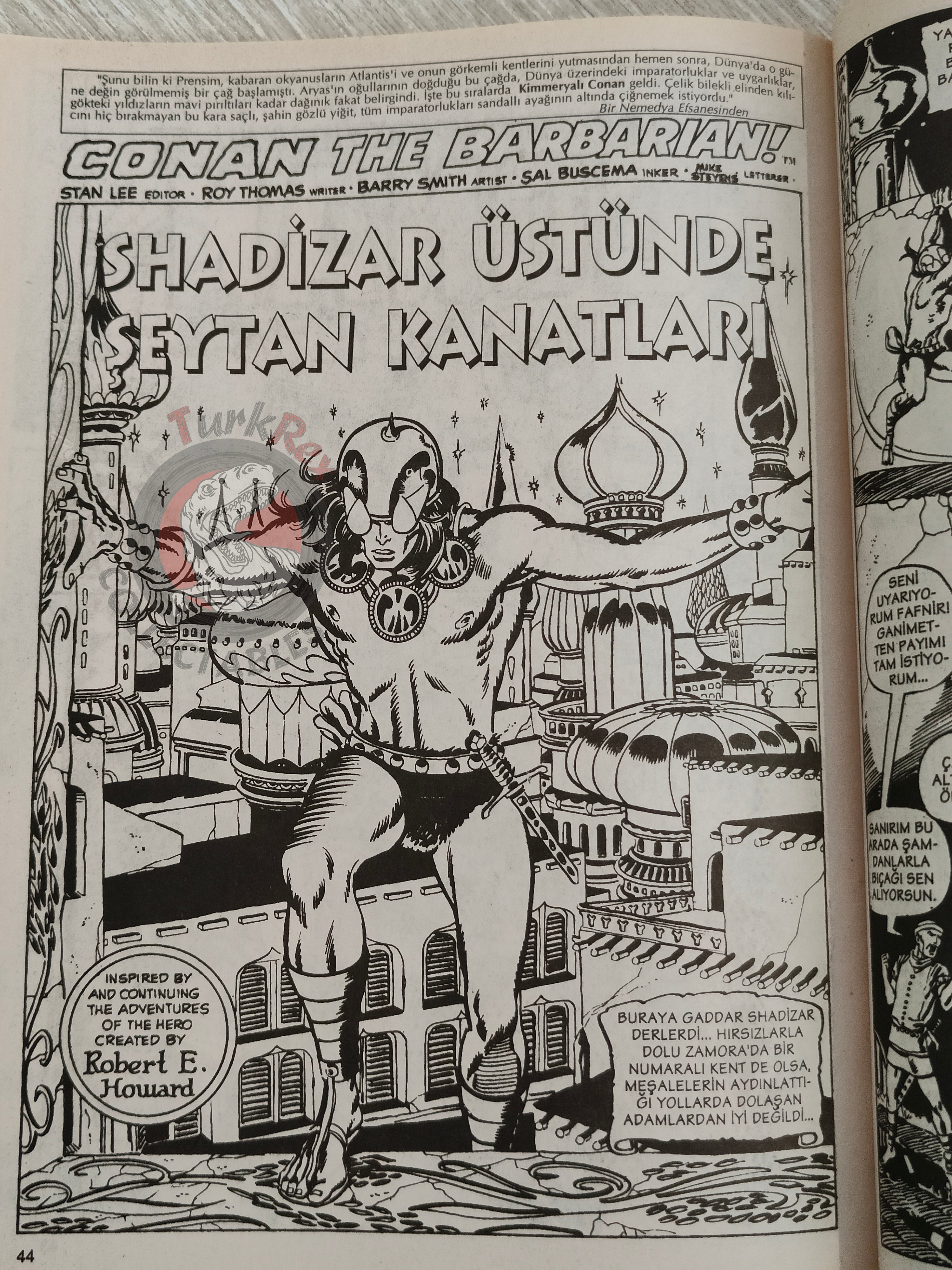 Conan #6 The Savage Sword of Conan #68 Turkish Comic Turkey The Barbarian #6