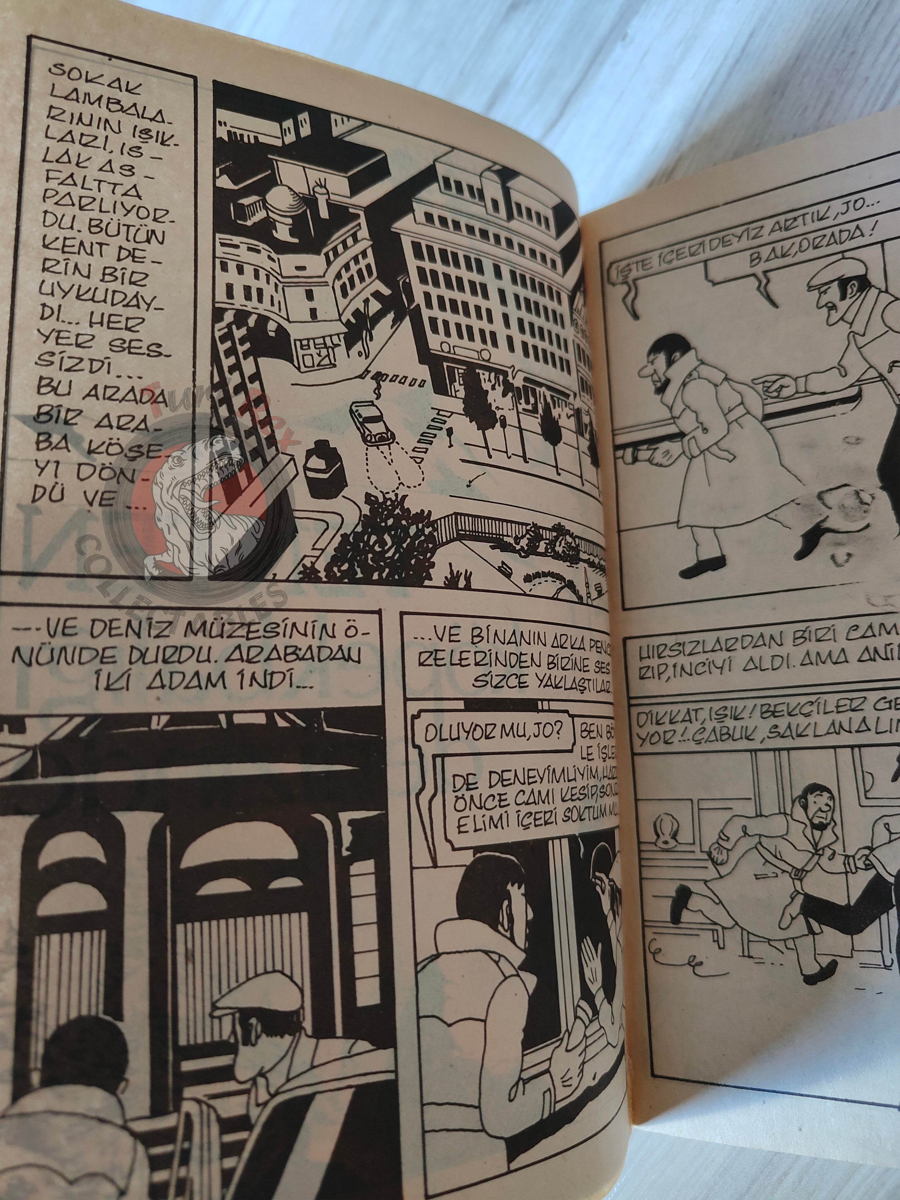 Tintin – Tintin and the Lake of Sharks mid 1980s Turkish Edition Comic Turkey 2