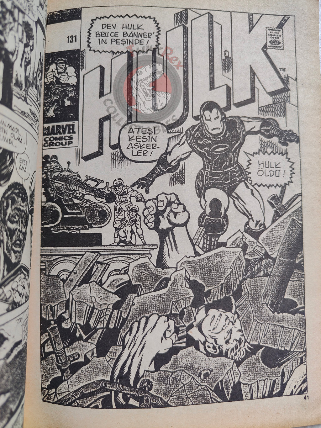 Hulk #10 1988 Turkish Comic Turkey cover #19 #131 Iron Man