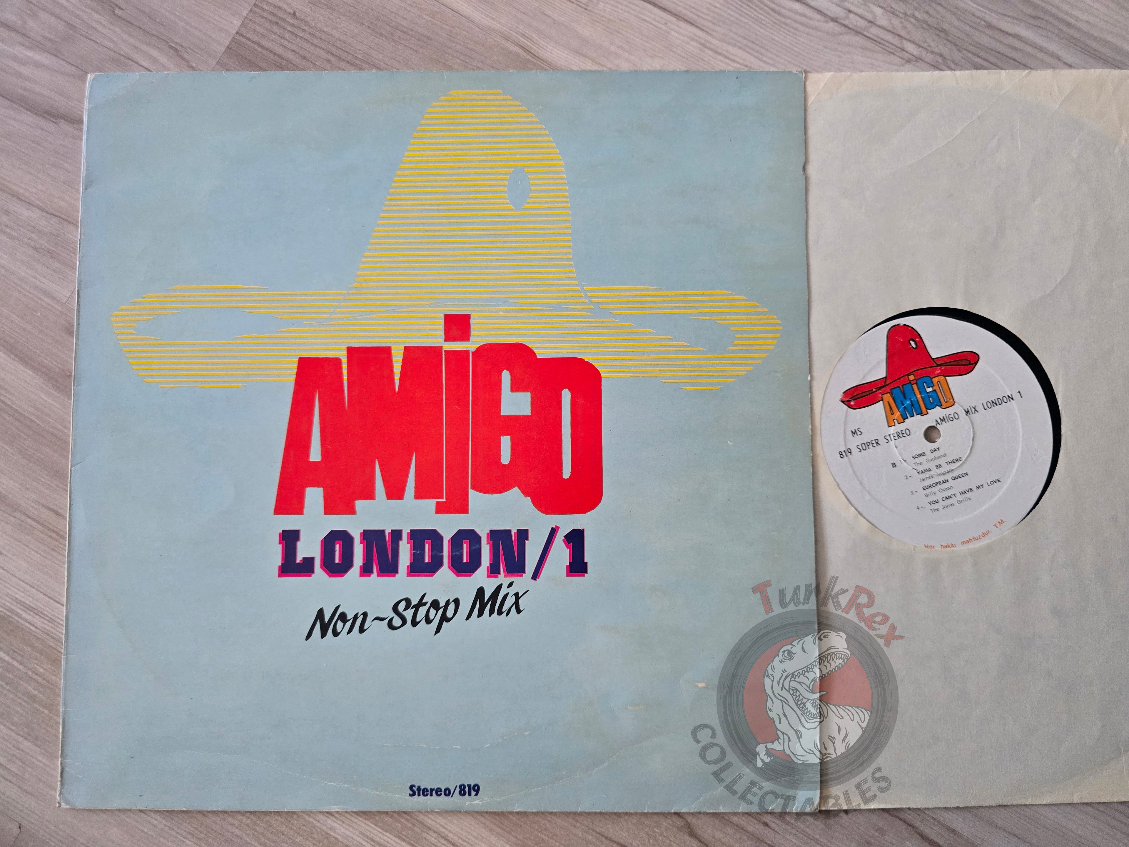Various – Amigo London / 1 Turkish Pressing Vinyl Turkey Edition Michael Jackson