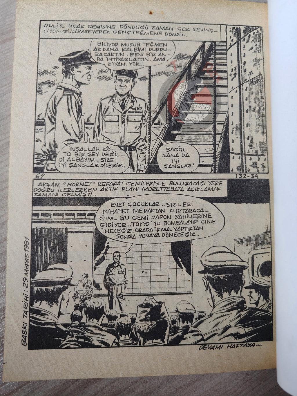 War Picture Library #5 1981 Turkish Comic Turkey WW2 stories