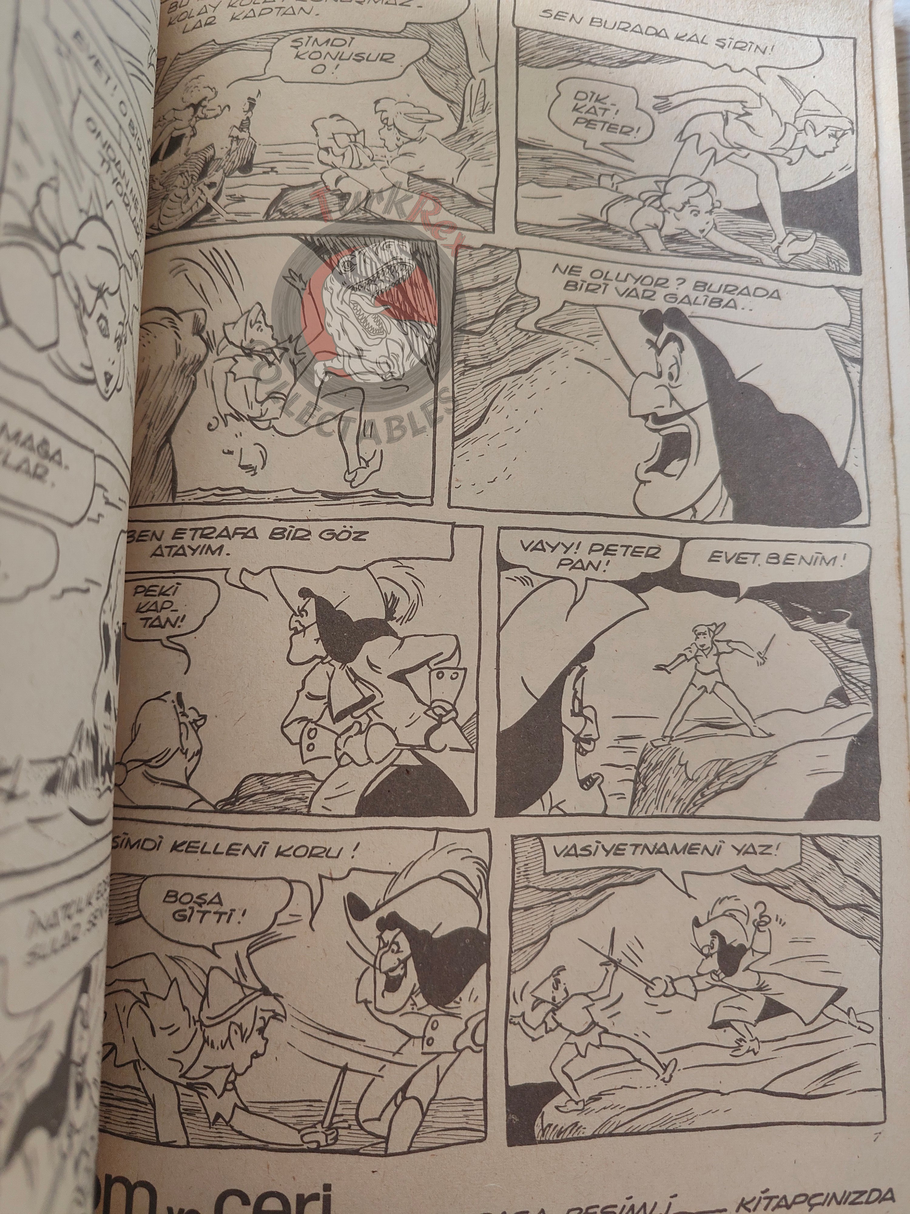 Peter Pan –  Altın Seri #24 80s Turkish Comic Turkey Walt Disney