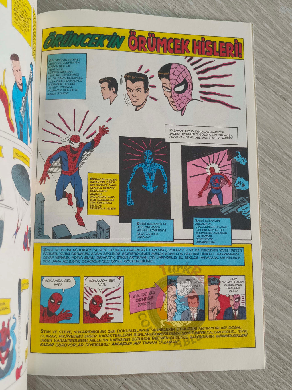 Amazing Fantasy #15 – Spider-Man Turkish Comic Turkey