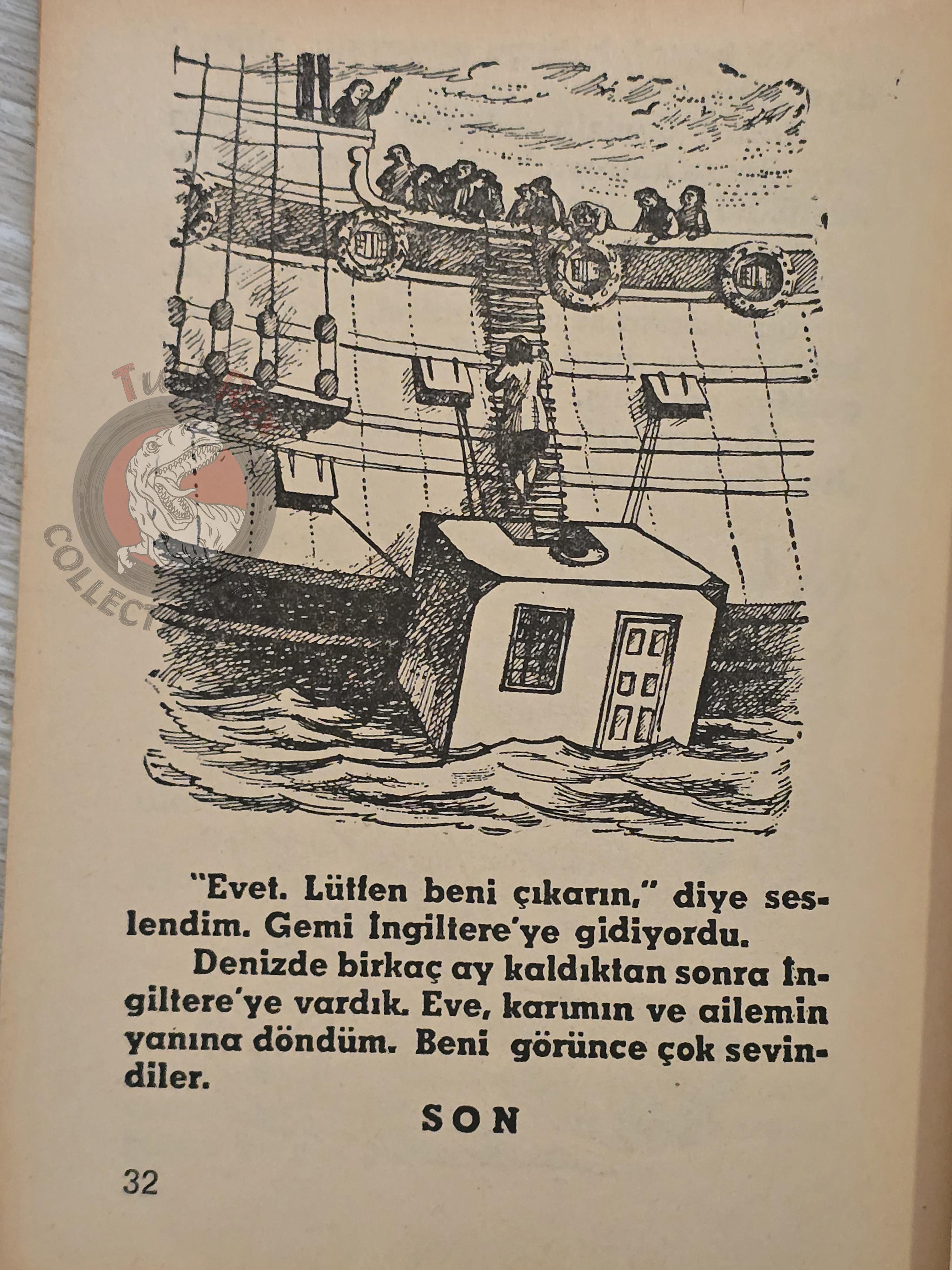 Jonathan Swift – Gulliver's Travels 1977 Turkish Book Turkey Illustrated