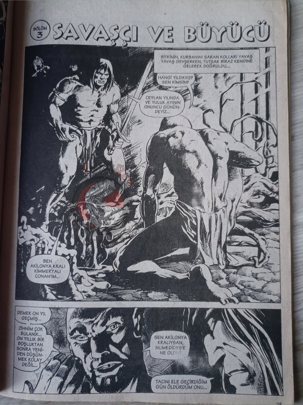 Kral Conan #10 The Savage Sword of #30 Turkish Comic Turkey Saga #22