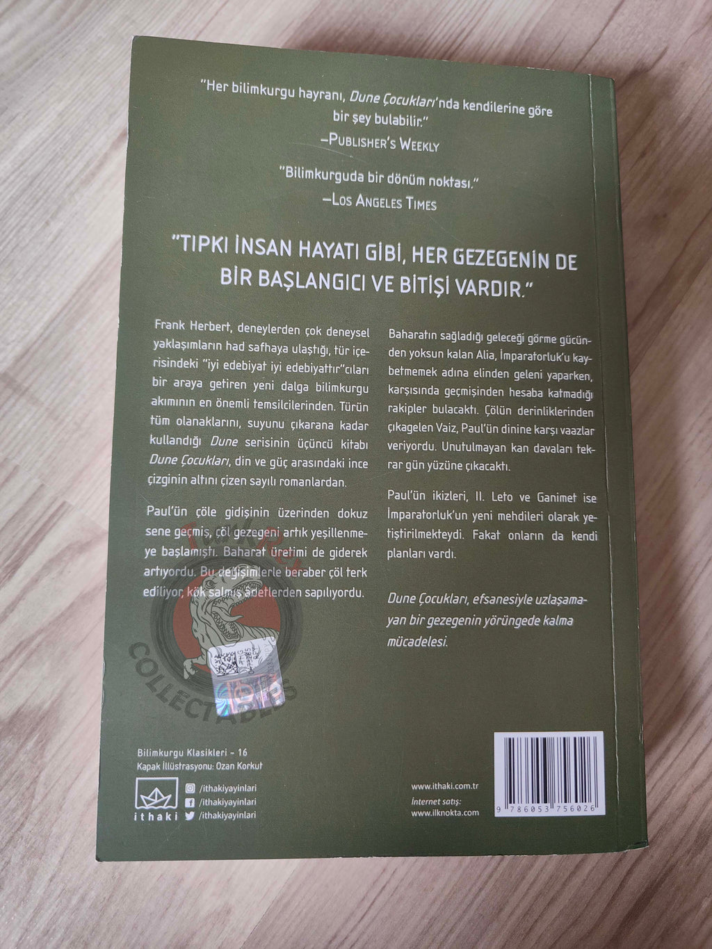 Frank Herbert – Children of Dune Turkish Book Turkey Dune Series