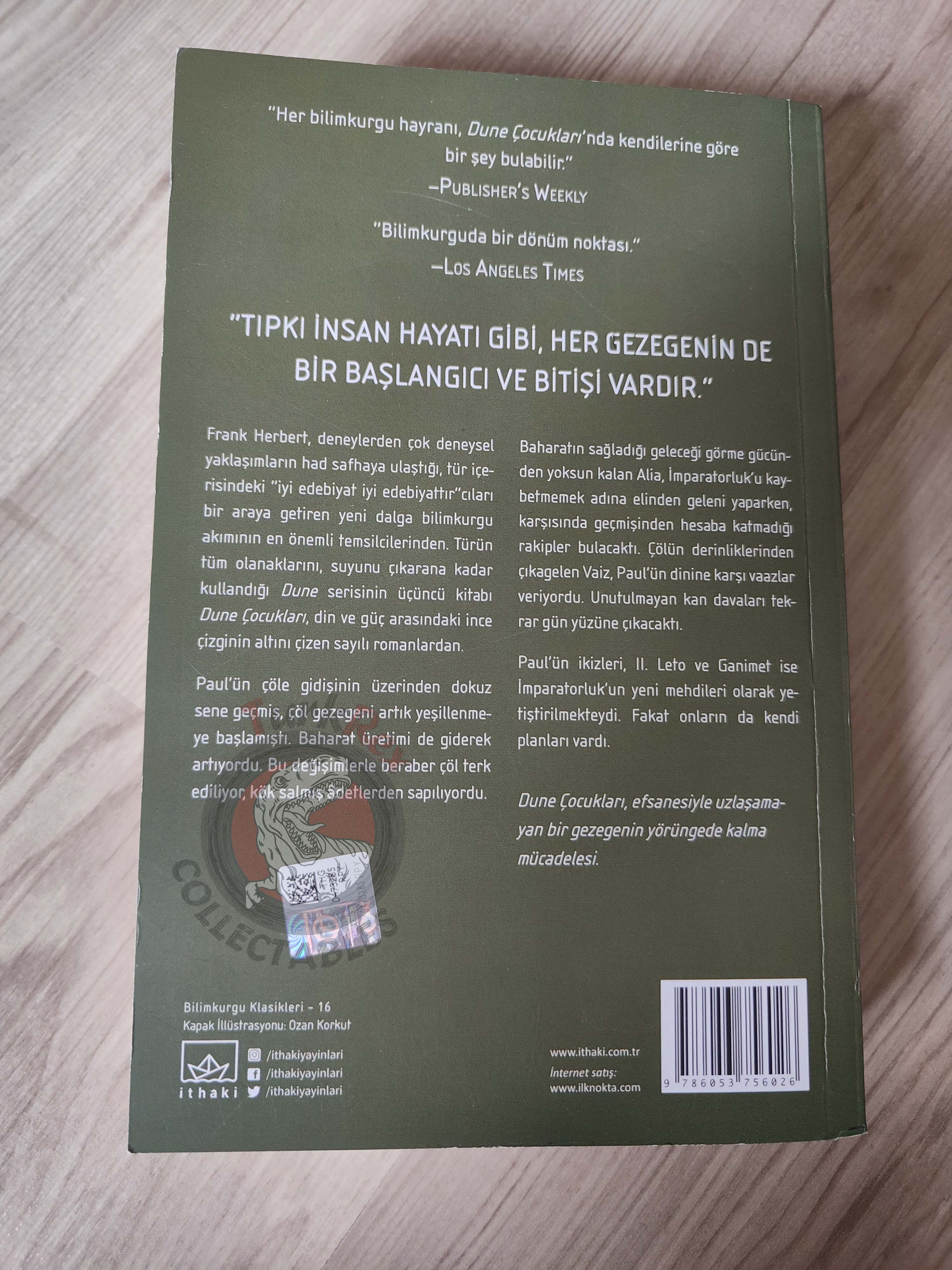 Frank Herbert – Children of Dune Turkish Book Turkey Dune Series