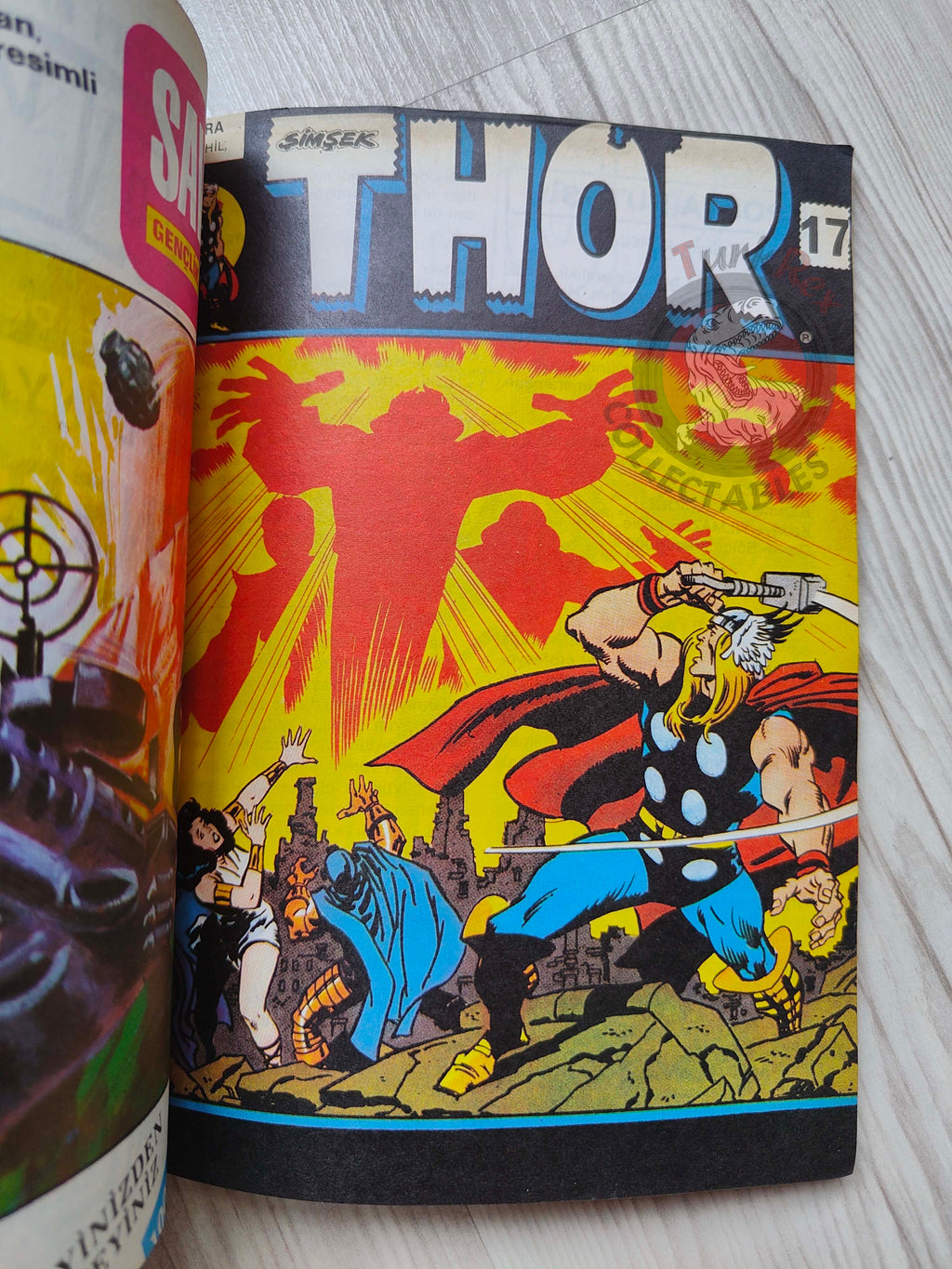 Thor #6 1986 Turkish Comic Turkey The Mighty Thor #201–204 cover #203