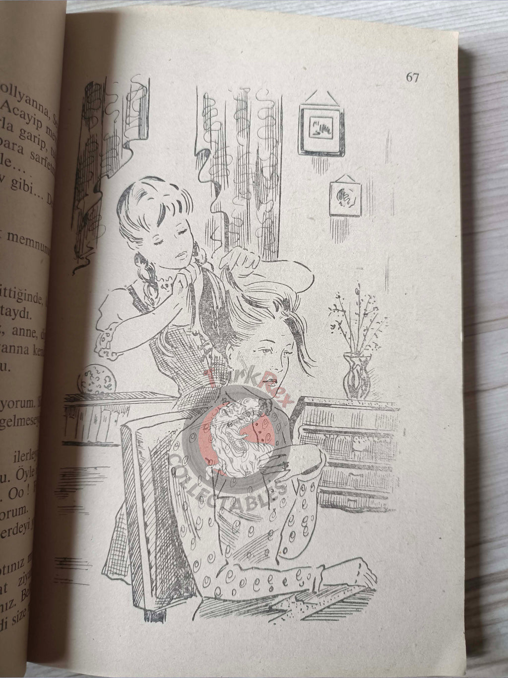 Eleanor H. Porter – Pollyanna 1967 Turkish Book Turkey Illustrated