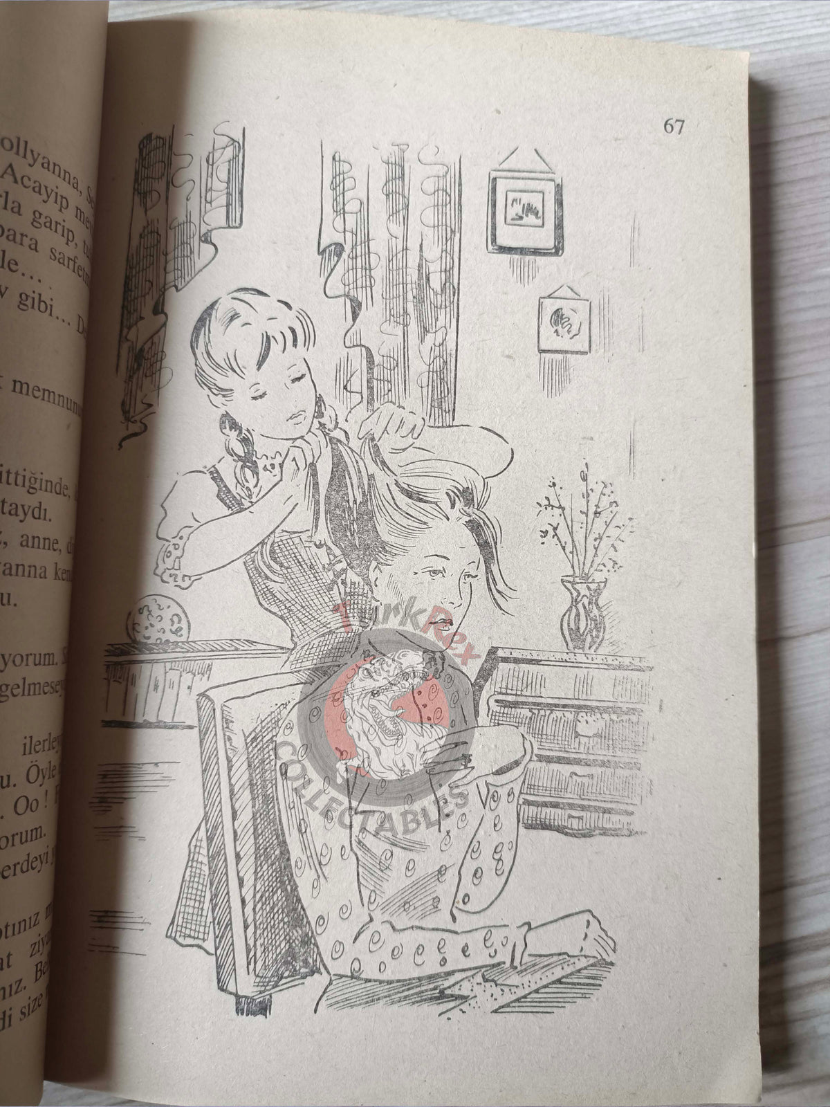 Eleanor H. Porter – Pollyanna 1967 Turkish Book Turkey Illustrated