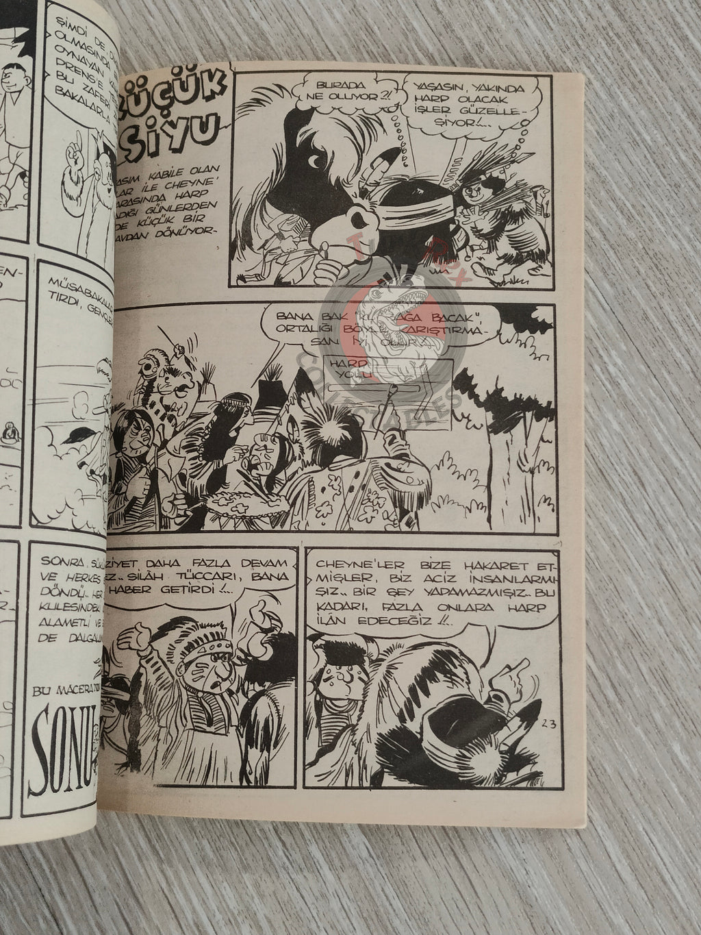 Johan et Pirlouit #20 1982 Turkish Comic Turkey Le Châtiment de Basenhau #1